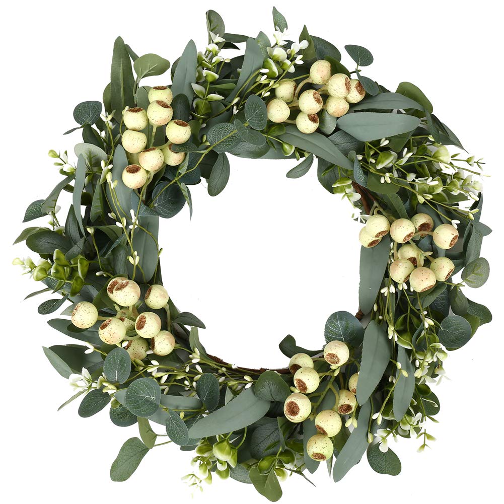 JINGHONG Eucalyptus Wreath (20-inch)
