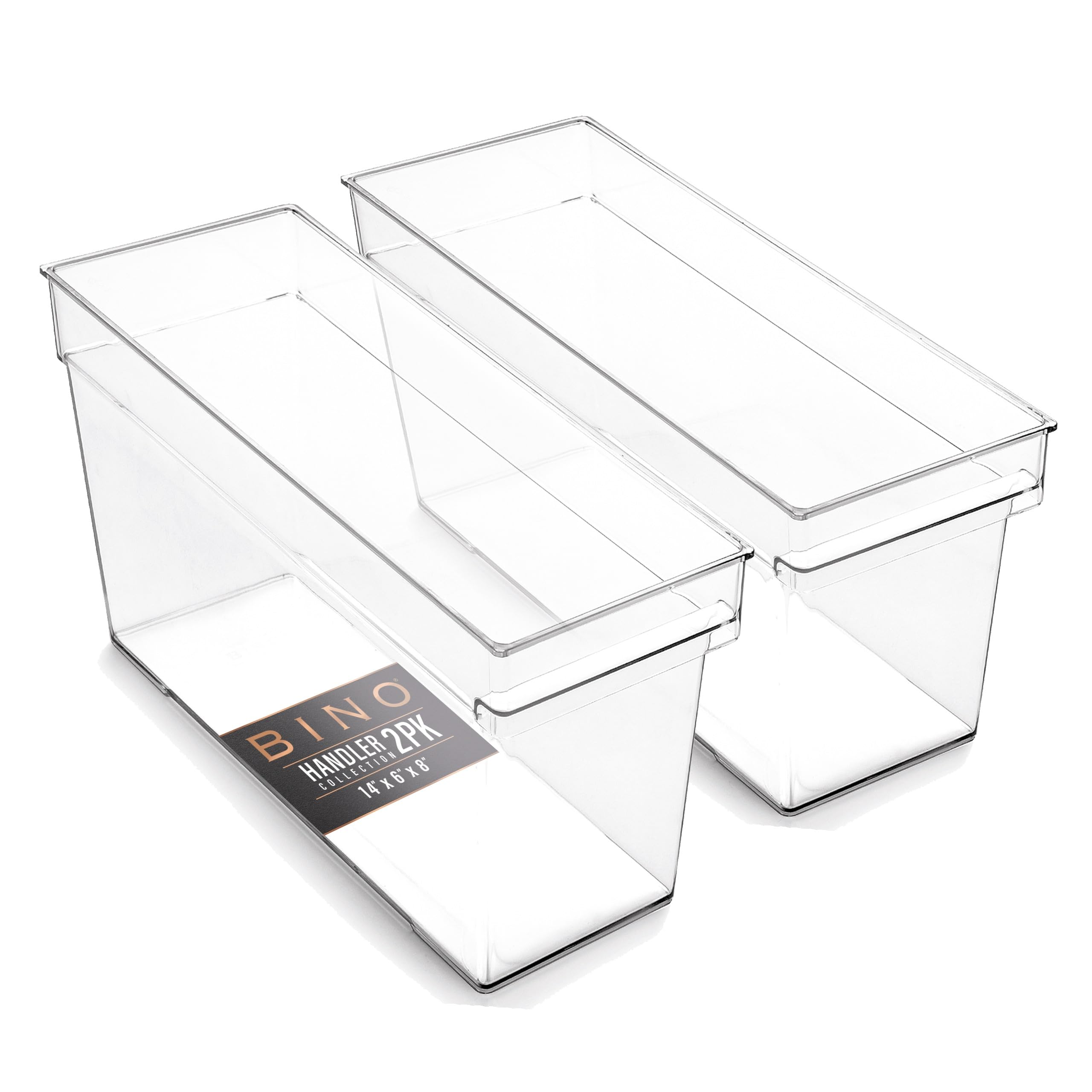 BINO Medium Deep Clear Storage Bin