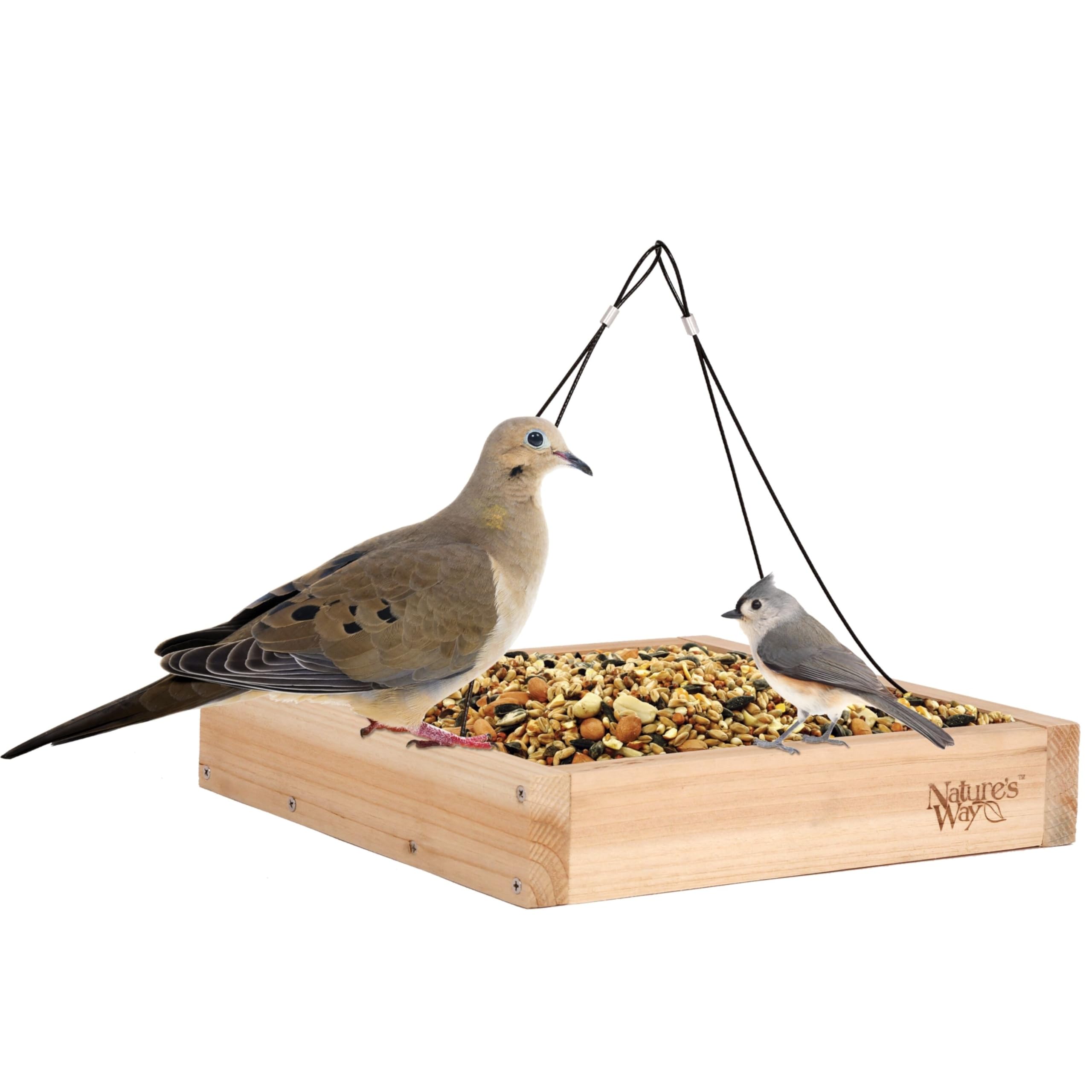 Nature's Way Cedar Platform Tray Feeder