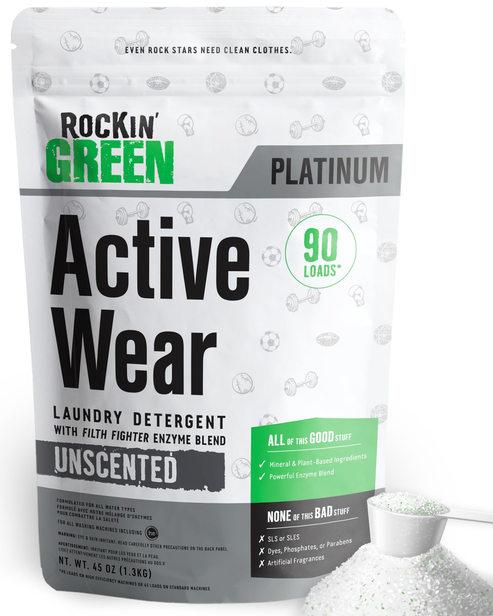 Rockin' Green Active Wear Powder