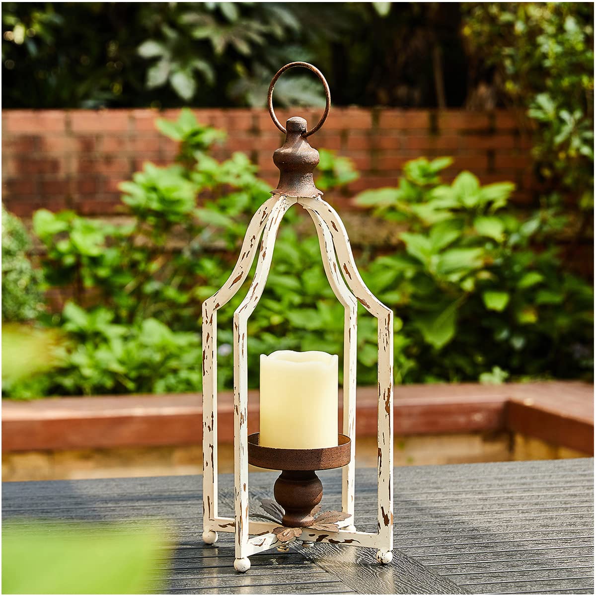Glitzhome Farmhouse Metal Lantern