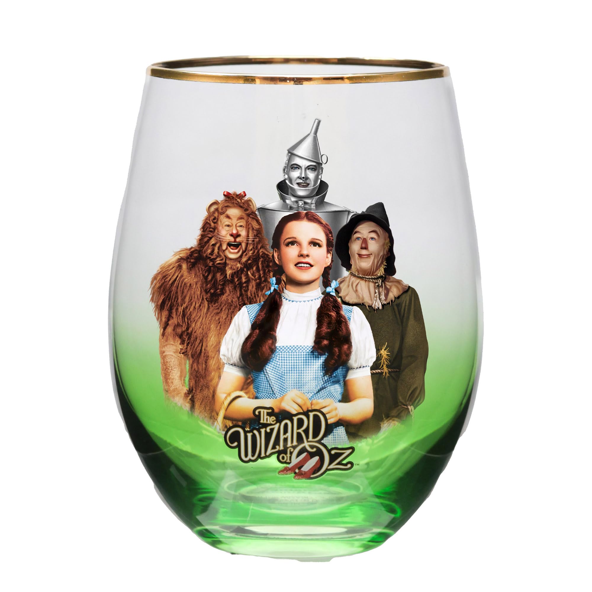 Spoontiques Stemless Wine Glass, 20oz - Wizard of Oz