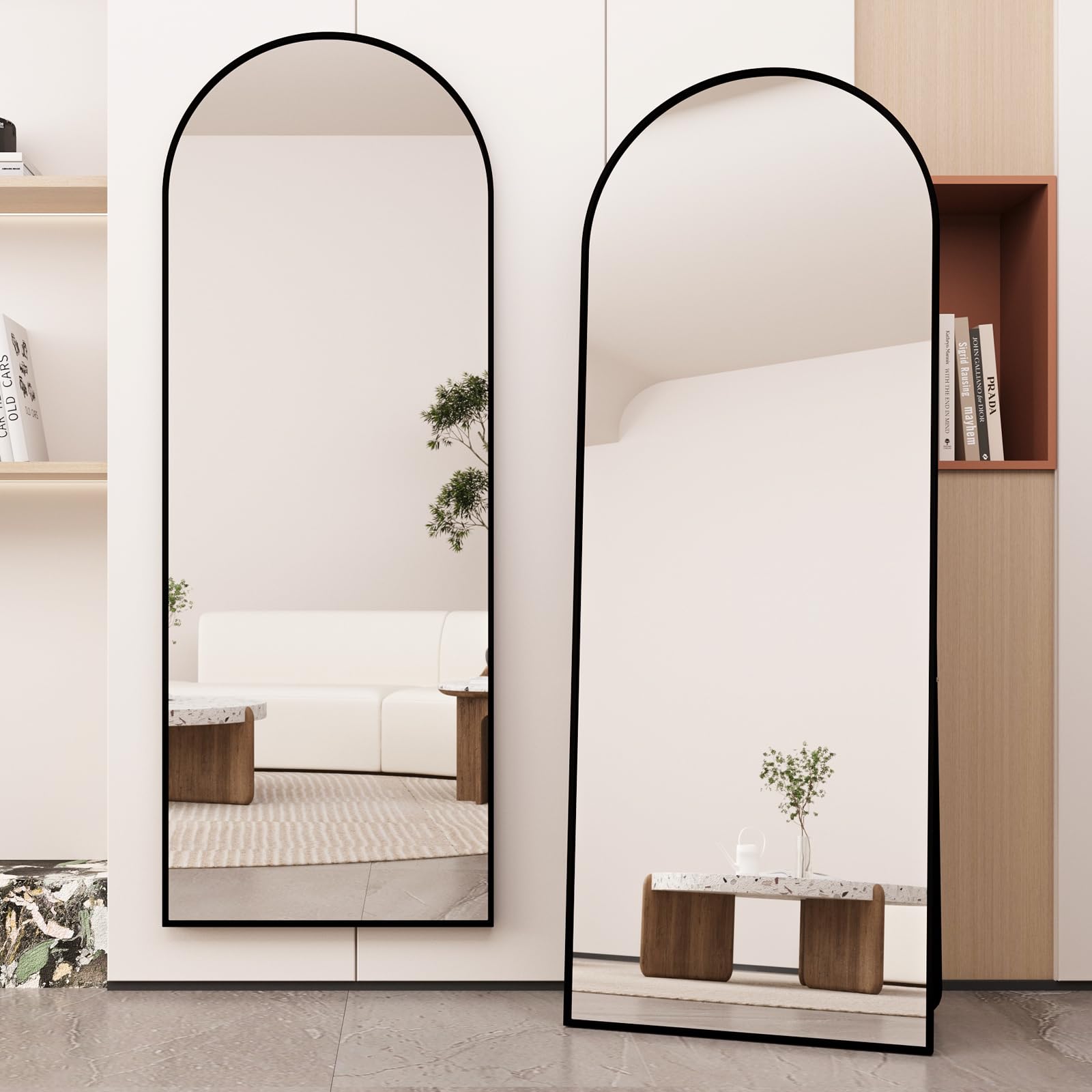 Beauty4U 65 x 24 Arched Full-Length Mirror
