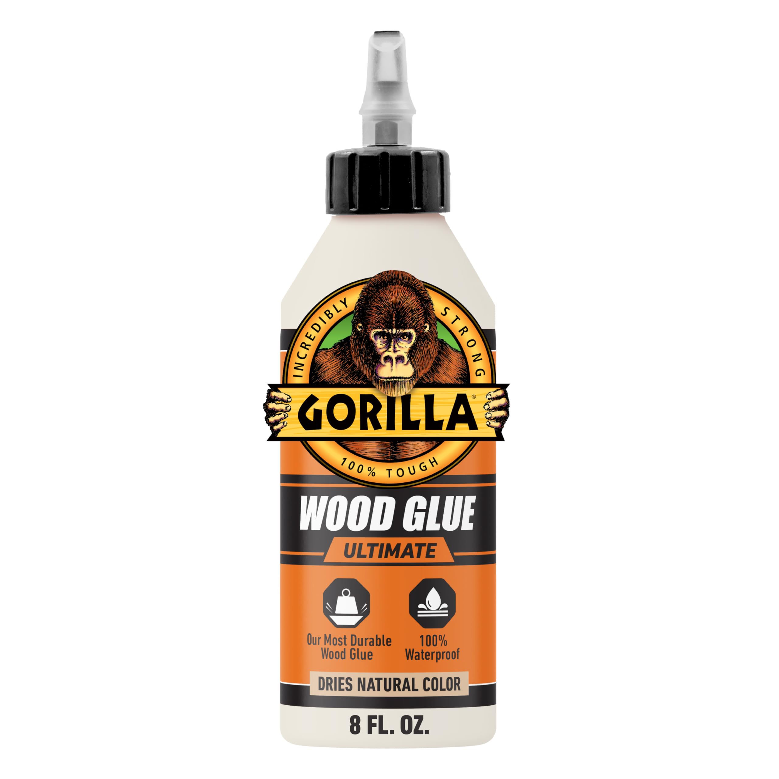 Gorilla Ultimate Waterproof Wood Glue (8 oz)