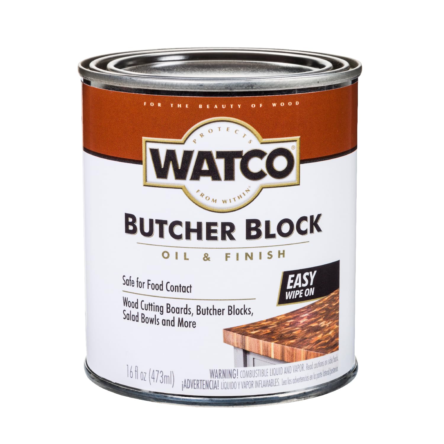 Watco Butcher Block Oil & Finish — Clear (Pint)