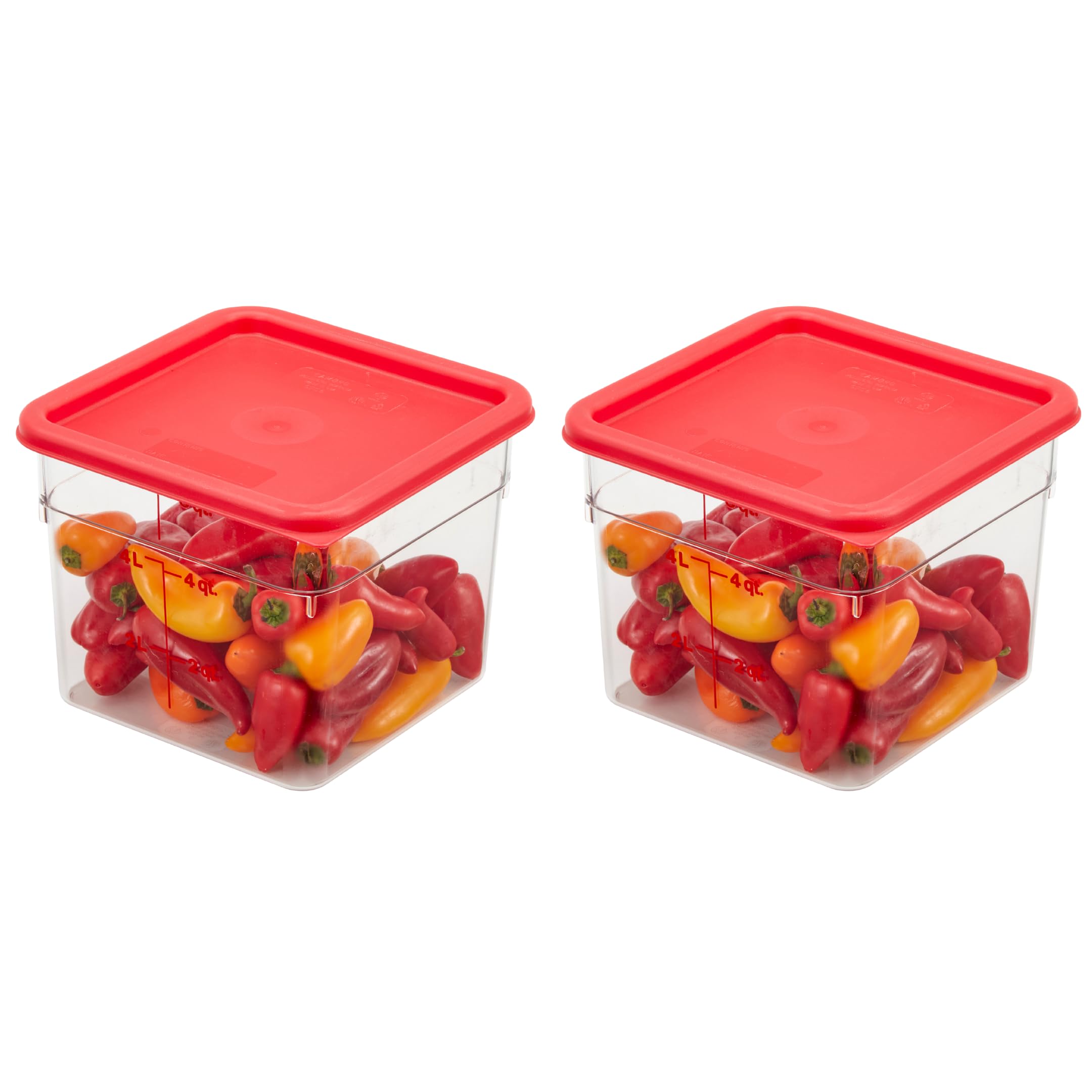 Cambro Classic 6-Quart Square Container with Lid