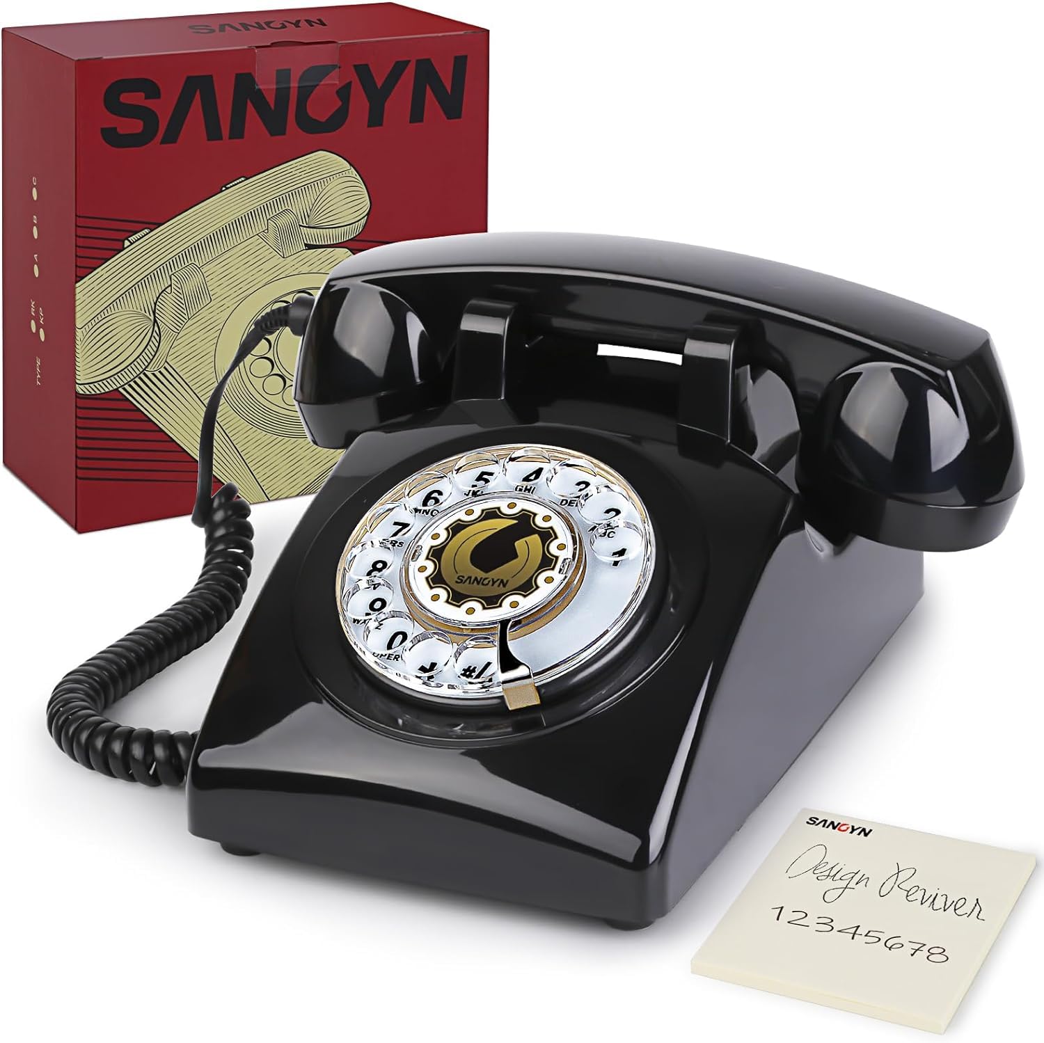 Sangyn Retro Rotary Mechanical Ringer Phone