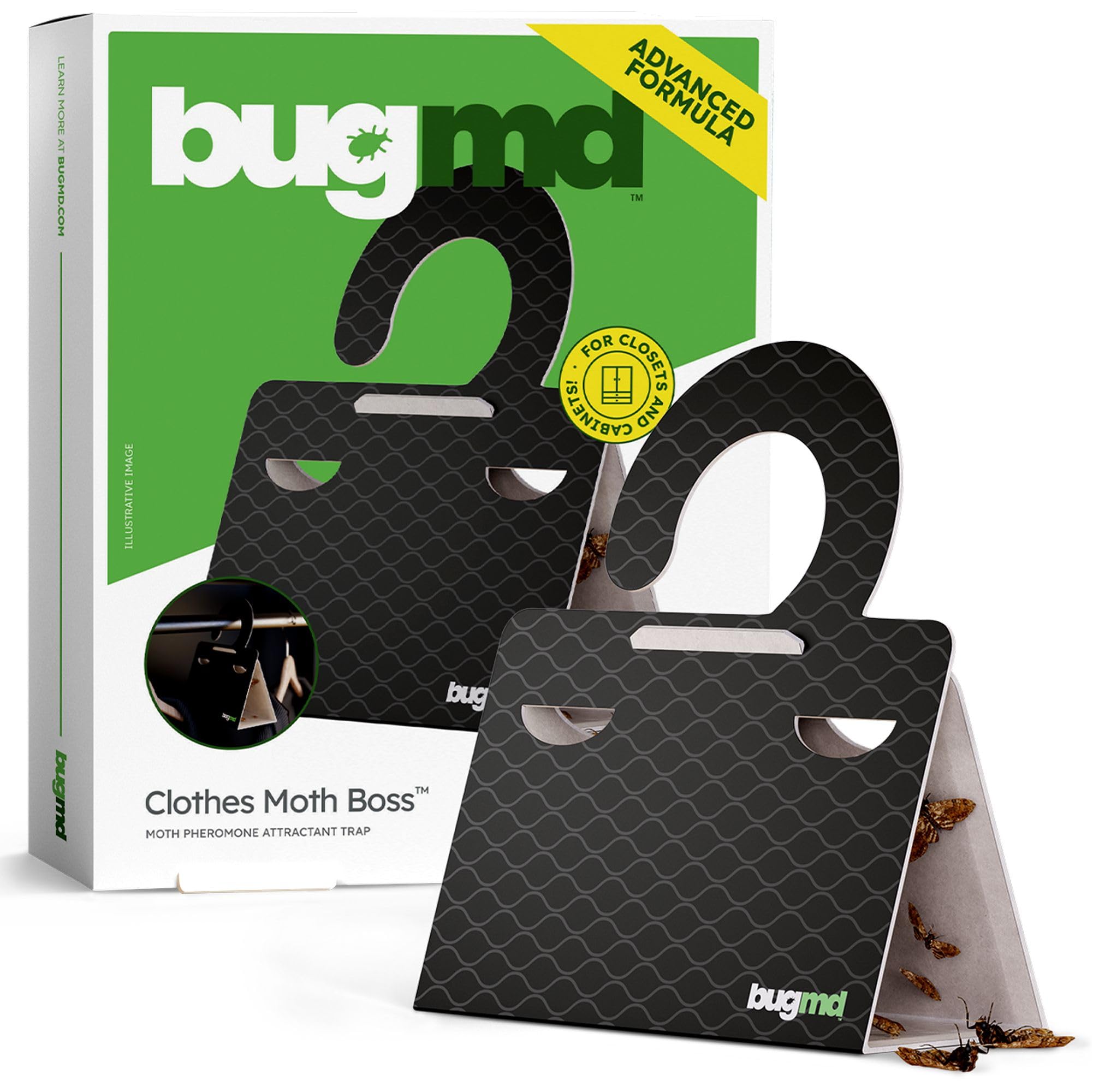 BugMD Pheromone Moth Traps (6-Pack)