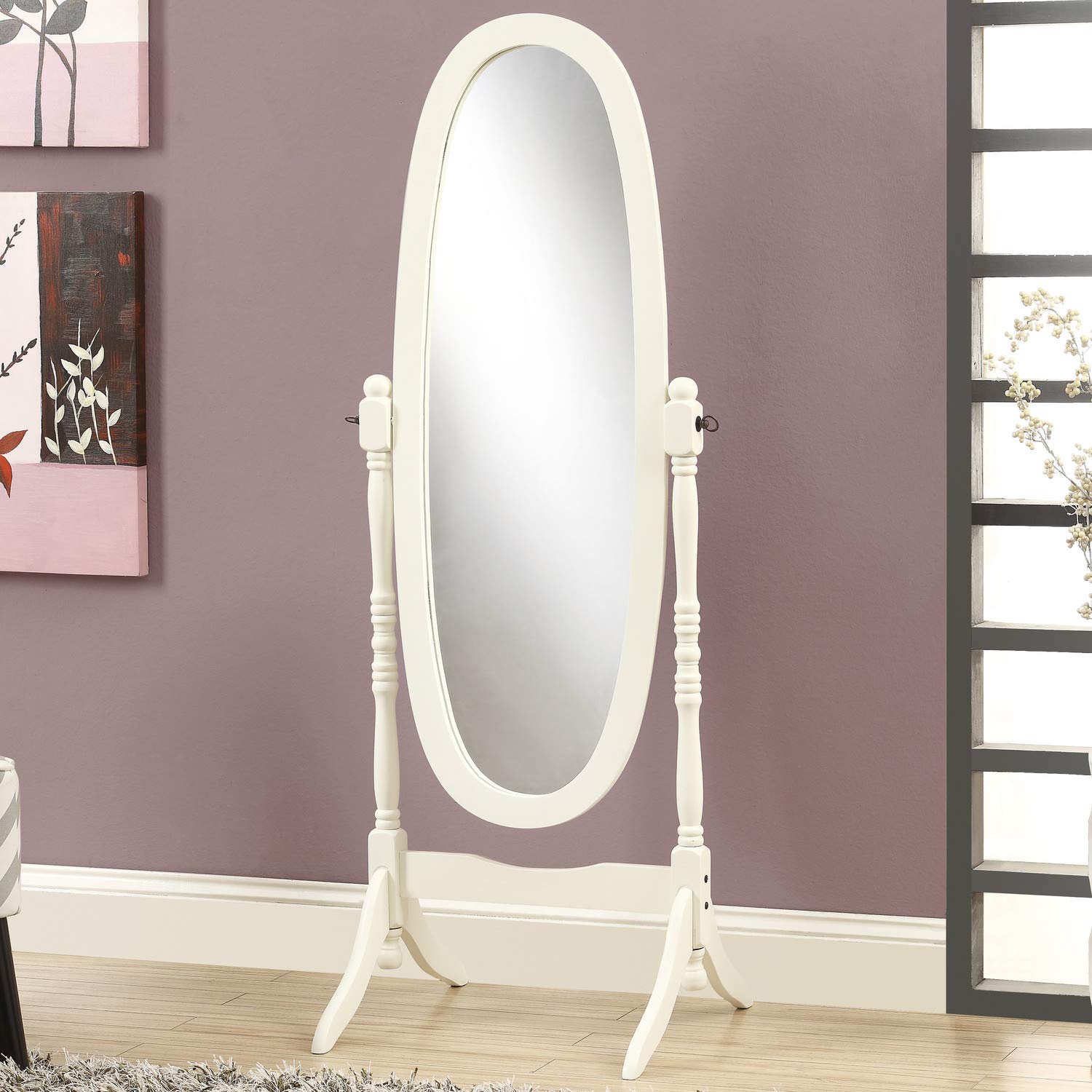 GTU Swivel Full-Length Oval Cheval Mirror