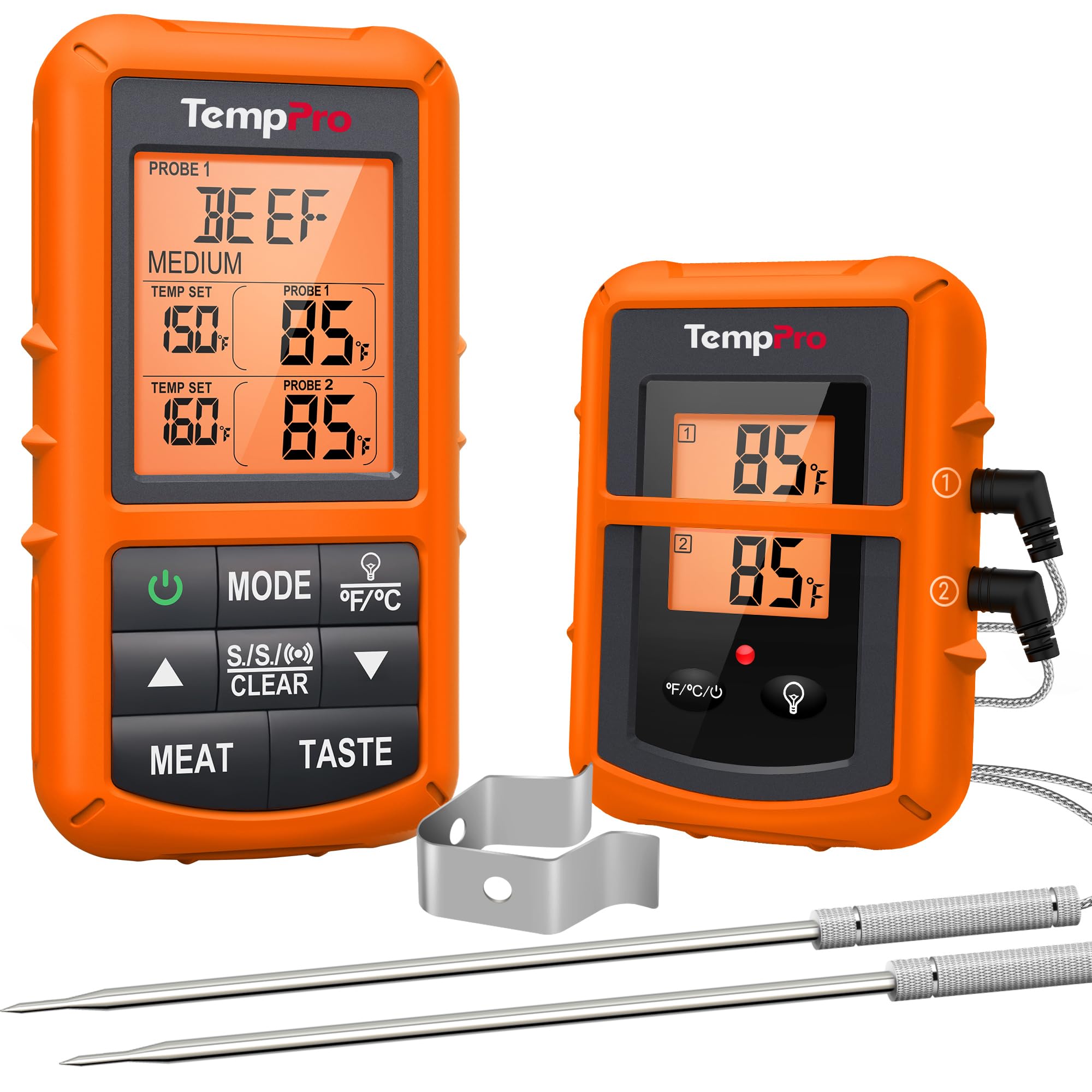 TempPro TP20 500ft Wireless Meat Thermometer
