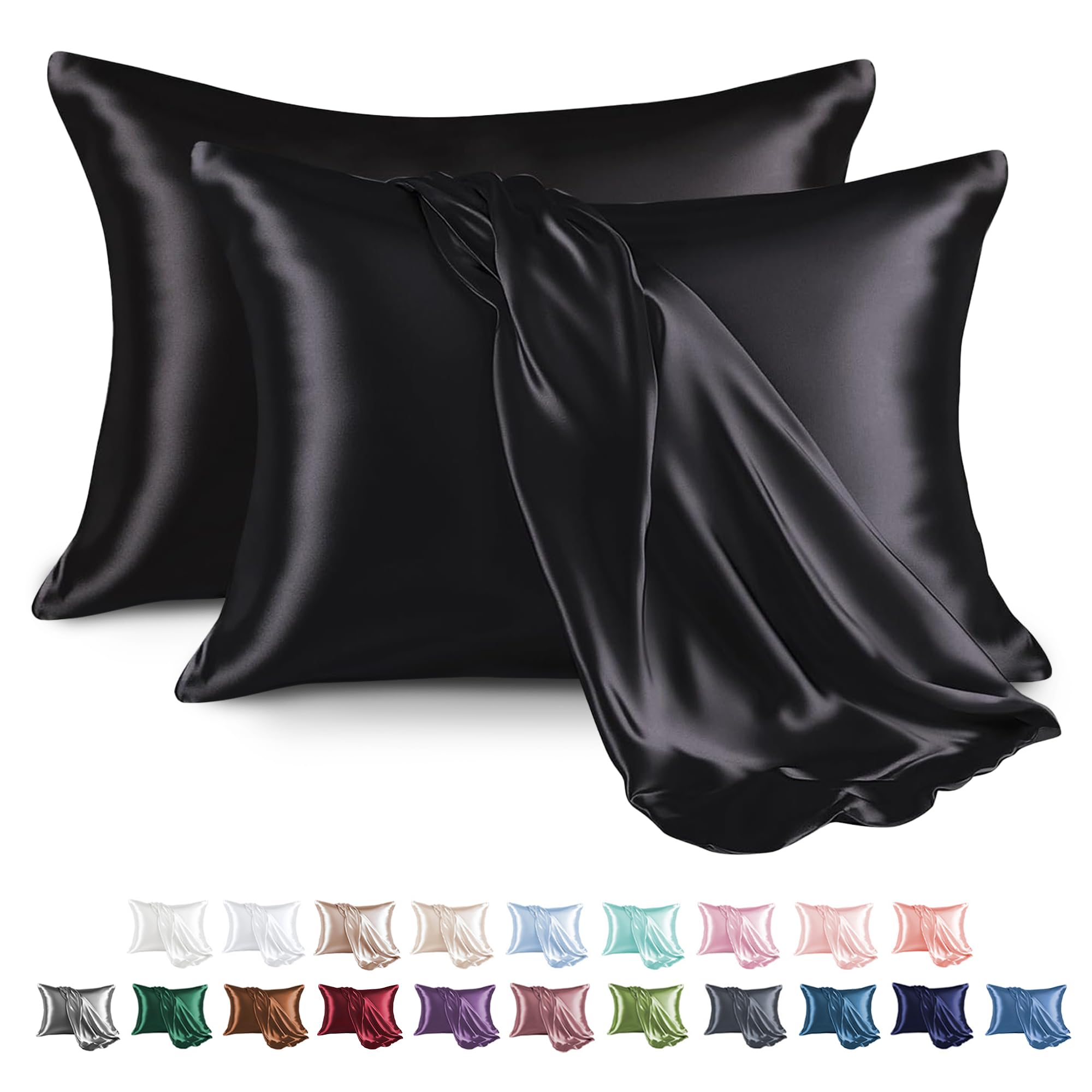 MR&HM Satin Pillowcases