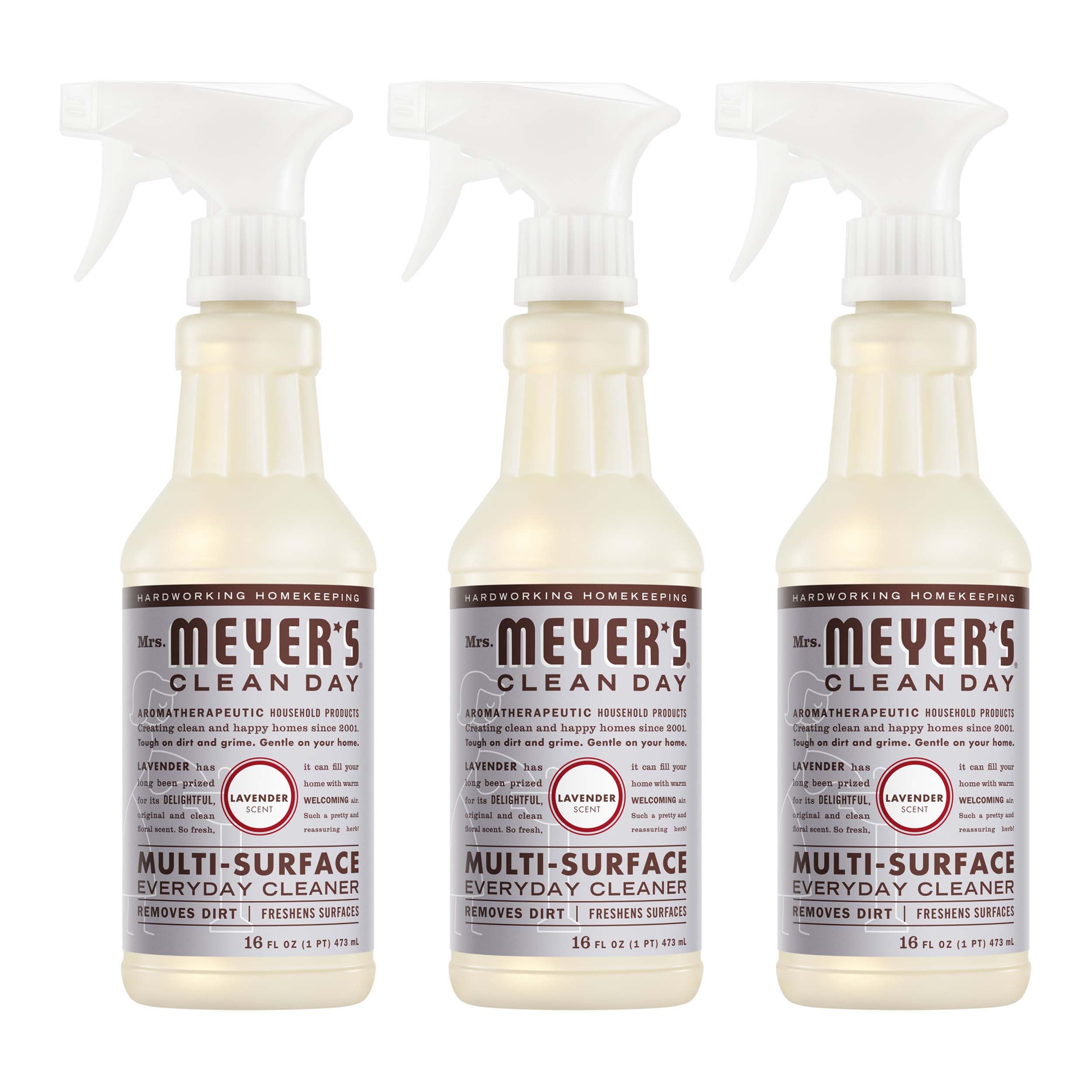 MRS. MEYER'S CLEAN DAY Multi-Surface Cleaner, Lavender Scent — 3 Pack