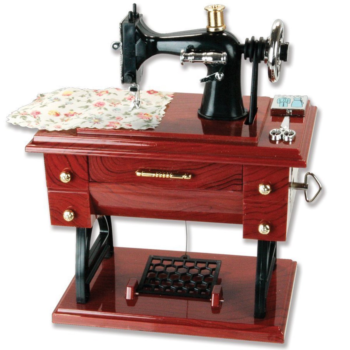 Artyea Vintage Mini Sewing Machine Music Box