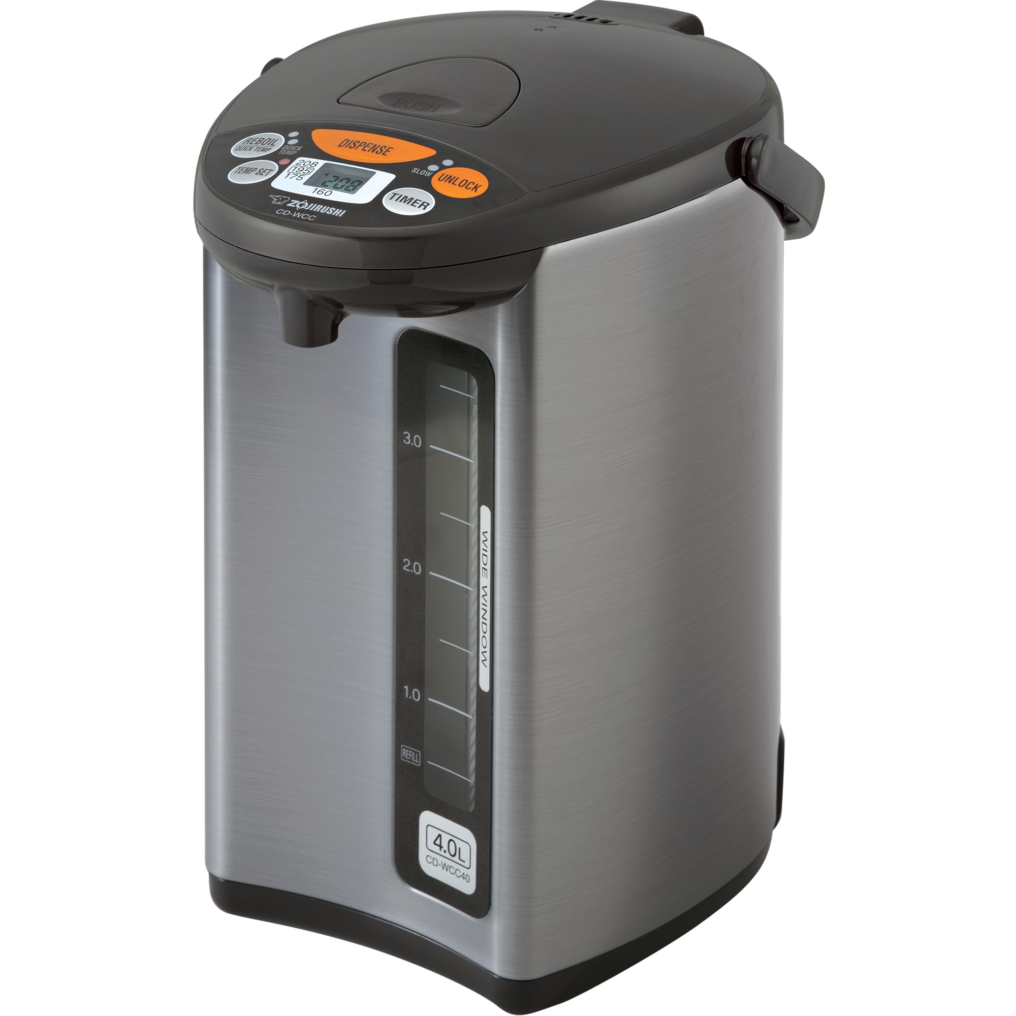 Zojirushi Micom Water Boiler and Warmer (4L / 135 oz., Silver)