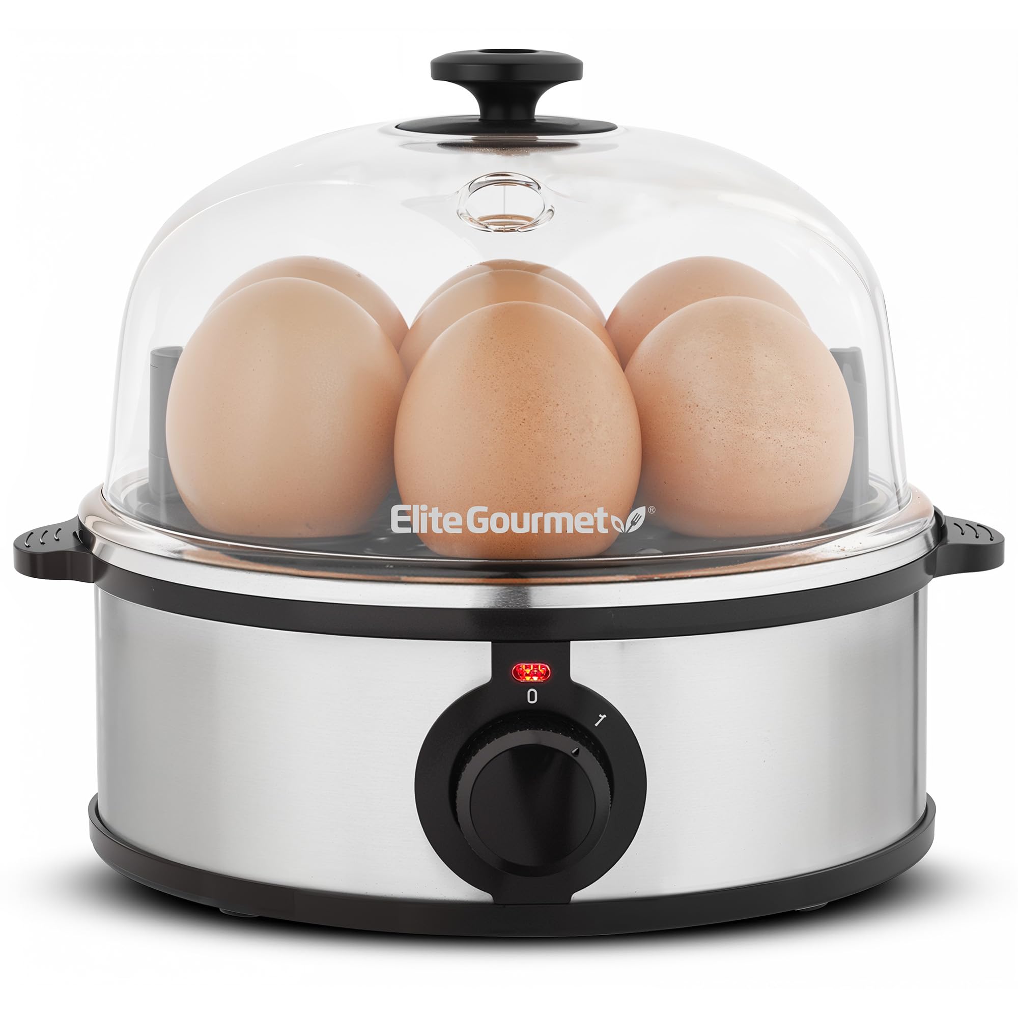 Elite Gourmet EGC724SS Easy Electric Poacher (7-Egg)