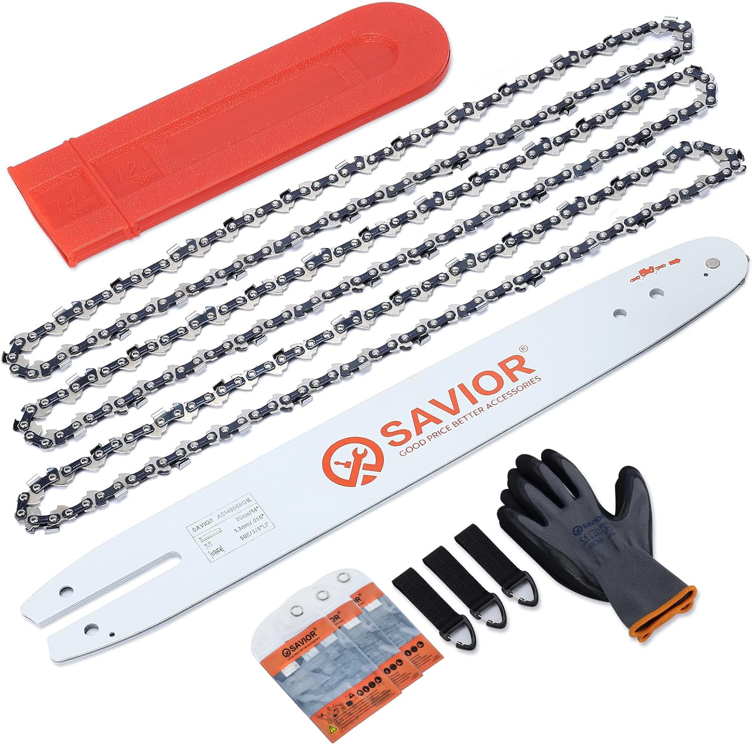 Savior 18" Guide Bar & 3 Chains Combo