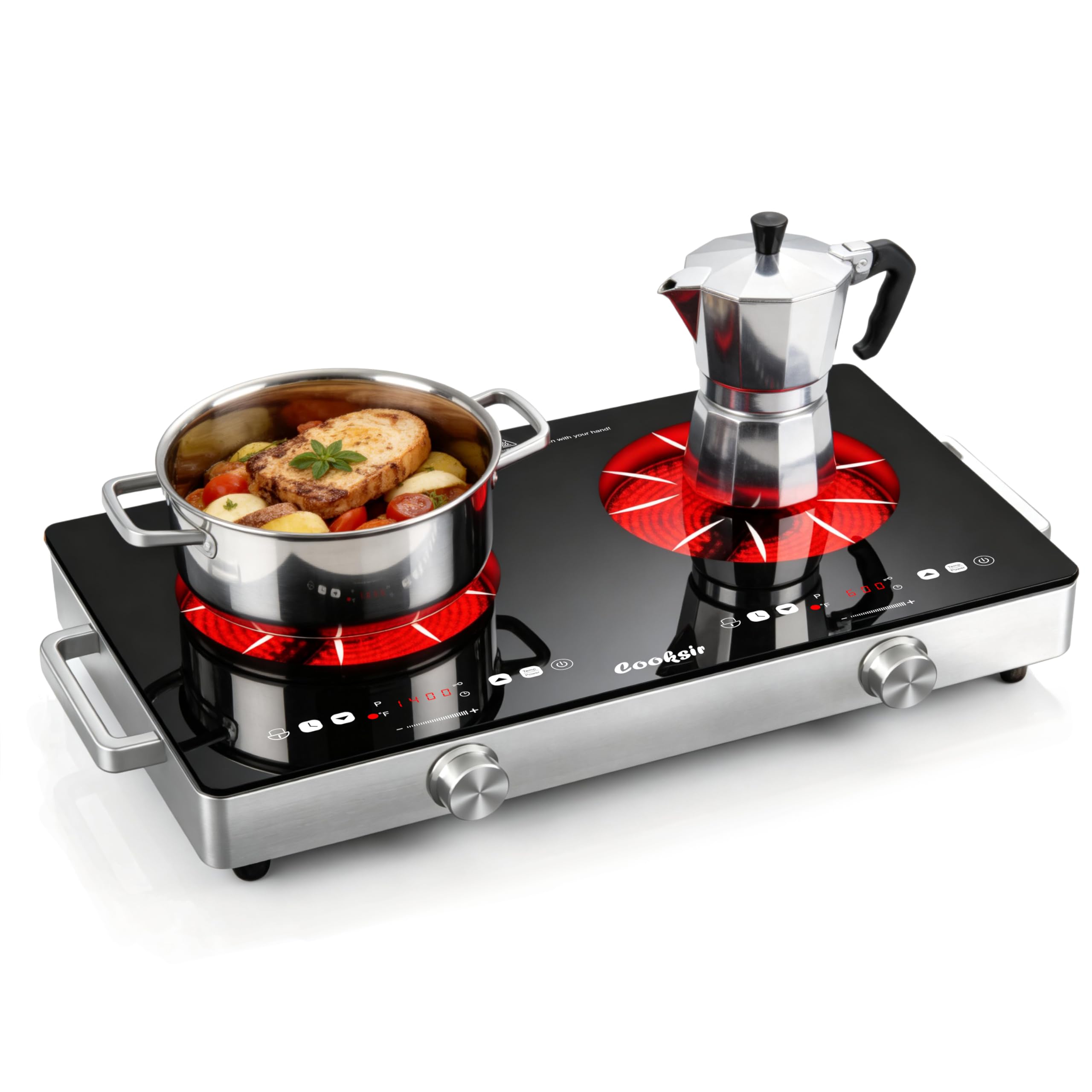 Cooksir 24‑Inch Dual Electric Cooktop