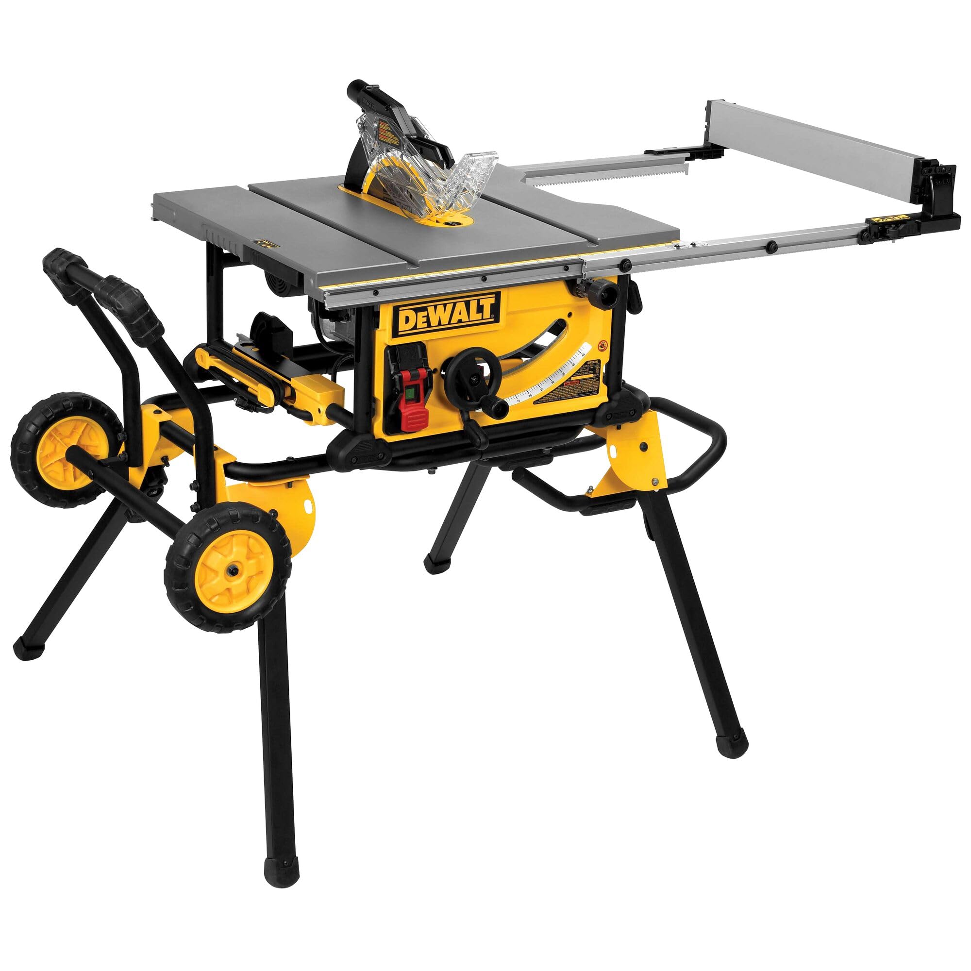 DEWALT DWE7491RS 10-Inch Table Saw with Rolling Stand