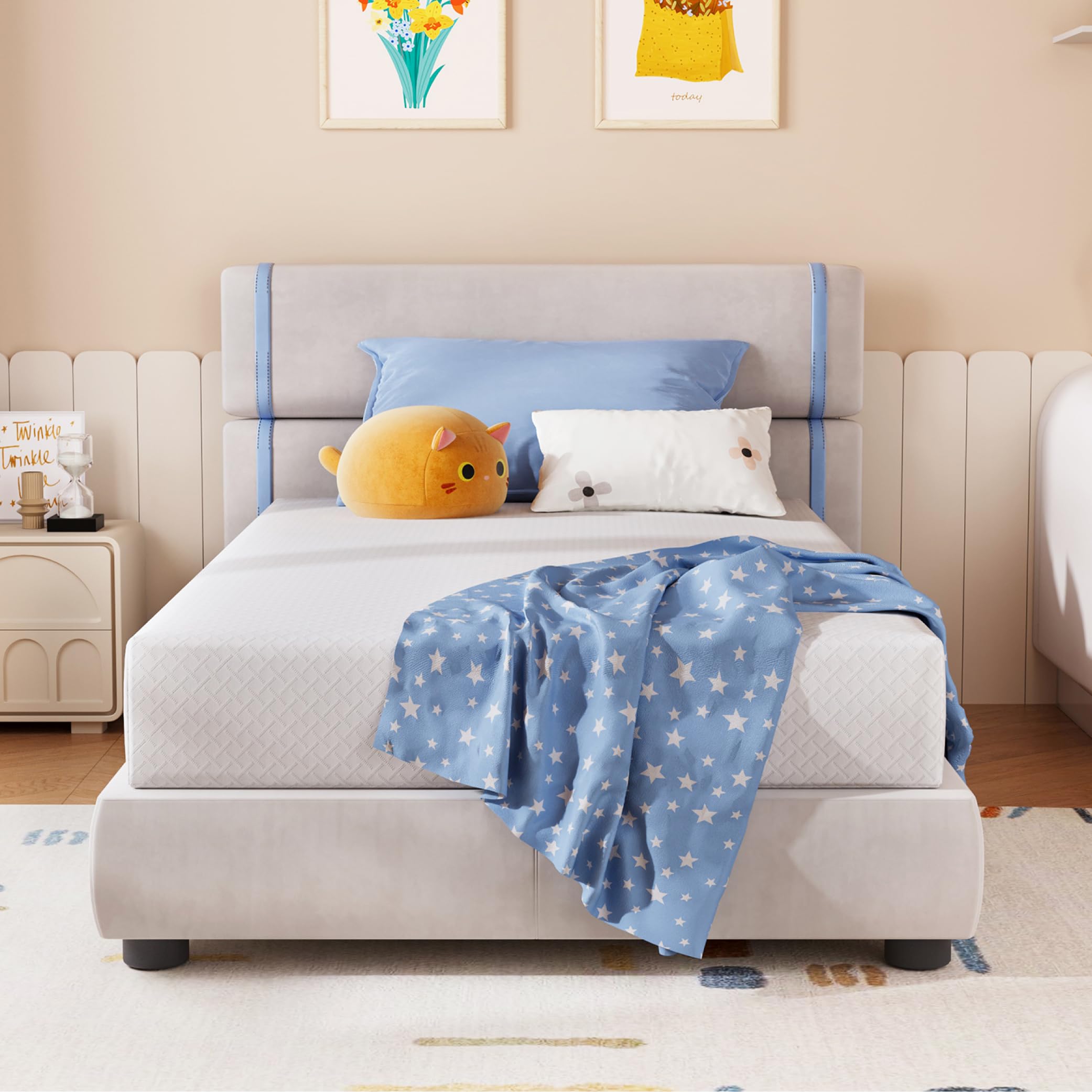 Twin 8 Inch Green Tea Memory Foam Mattress (Twin)