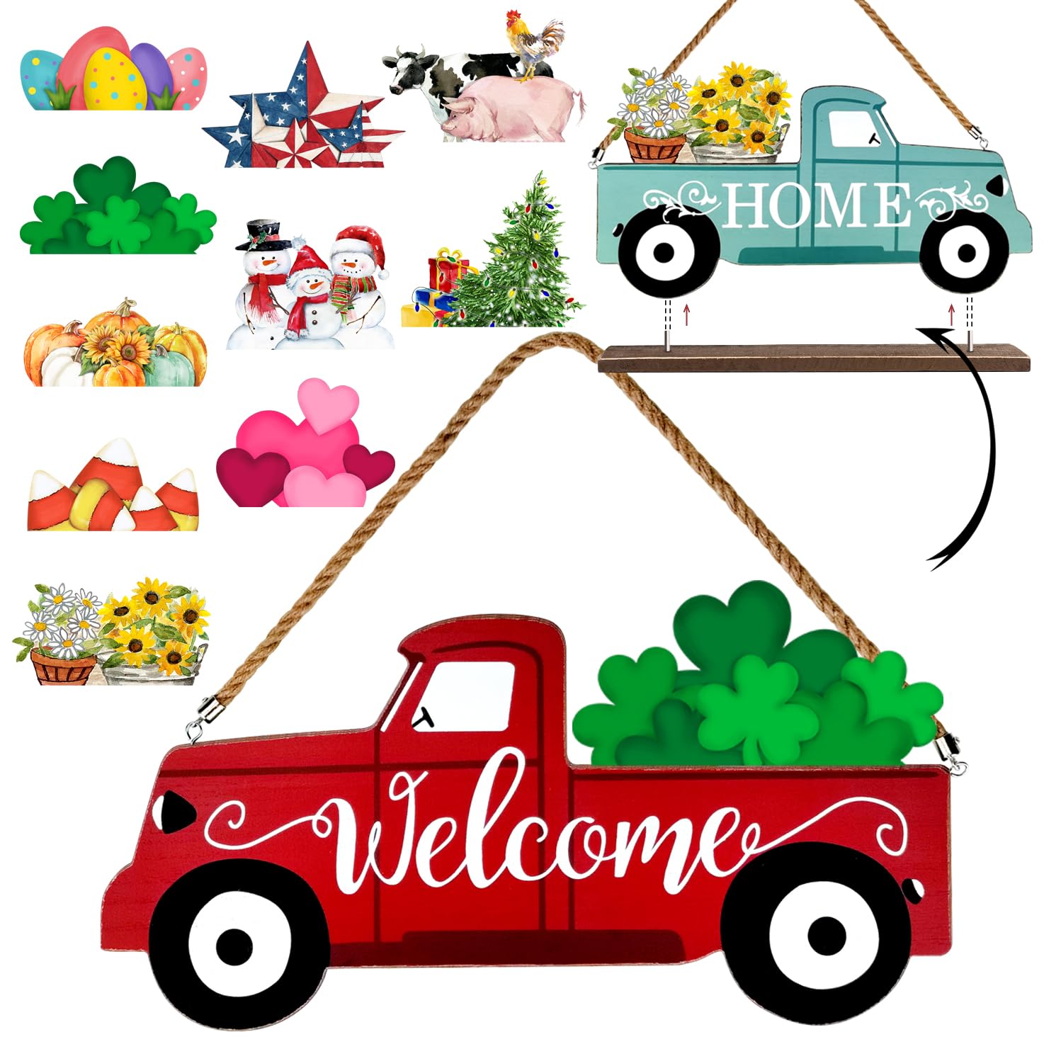 Winder Interchangeable Welcome Sign
