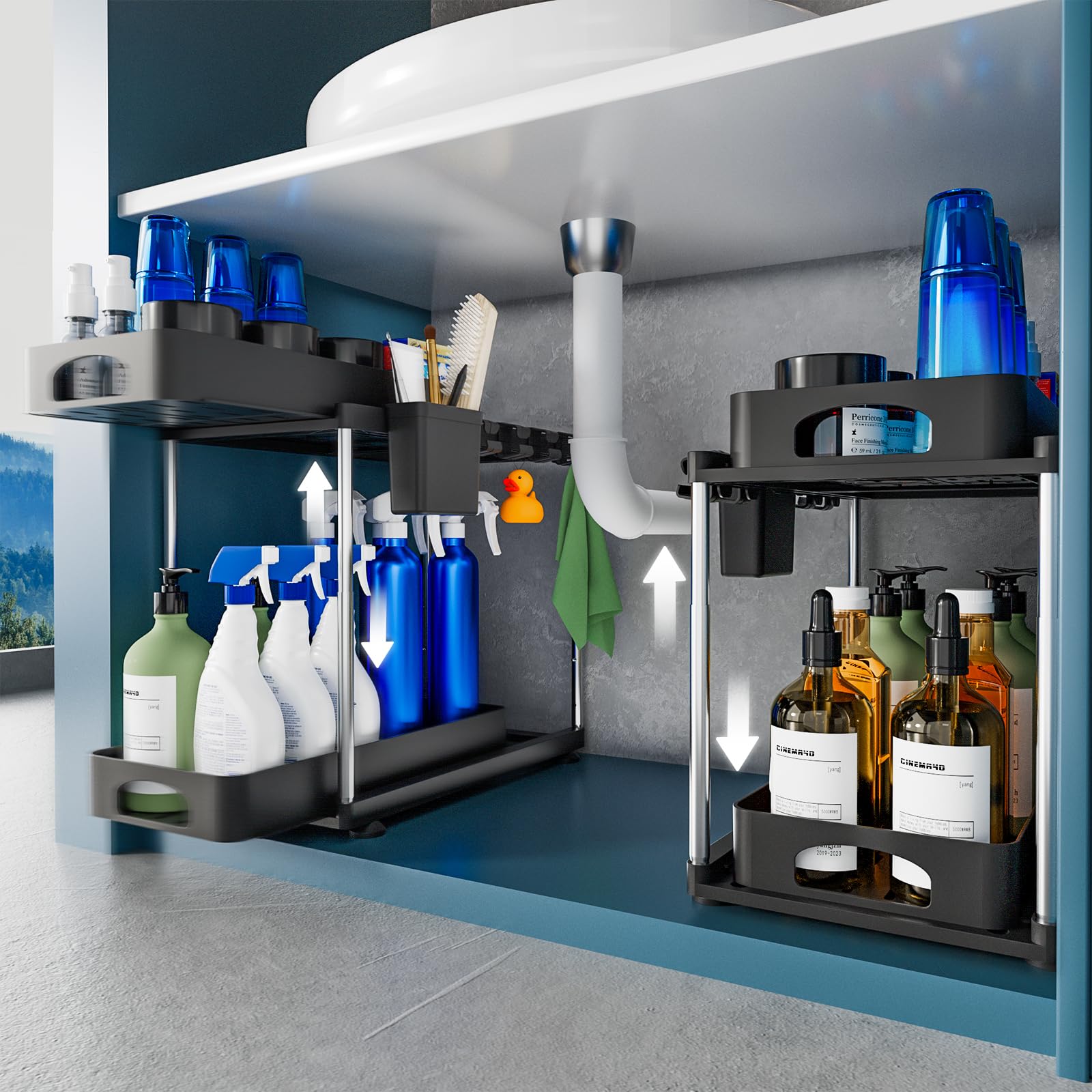 VERIFOST Adjustable Under-Sink Organizer