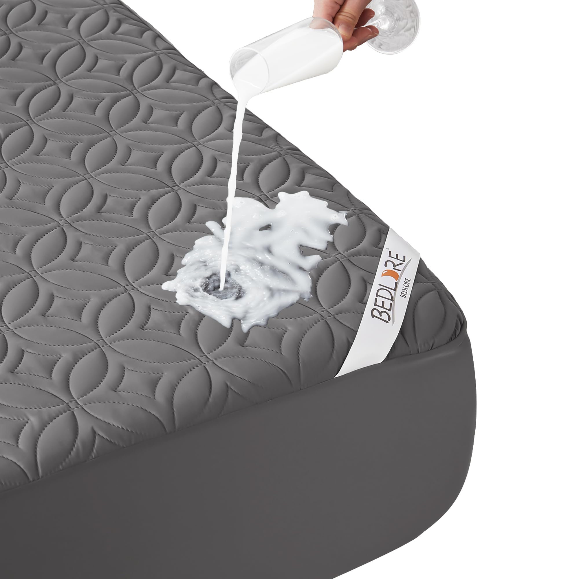 BEDLORE Quilted Waterproof Mattress Protector