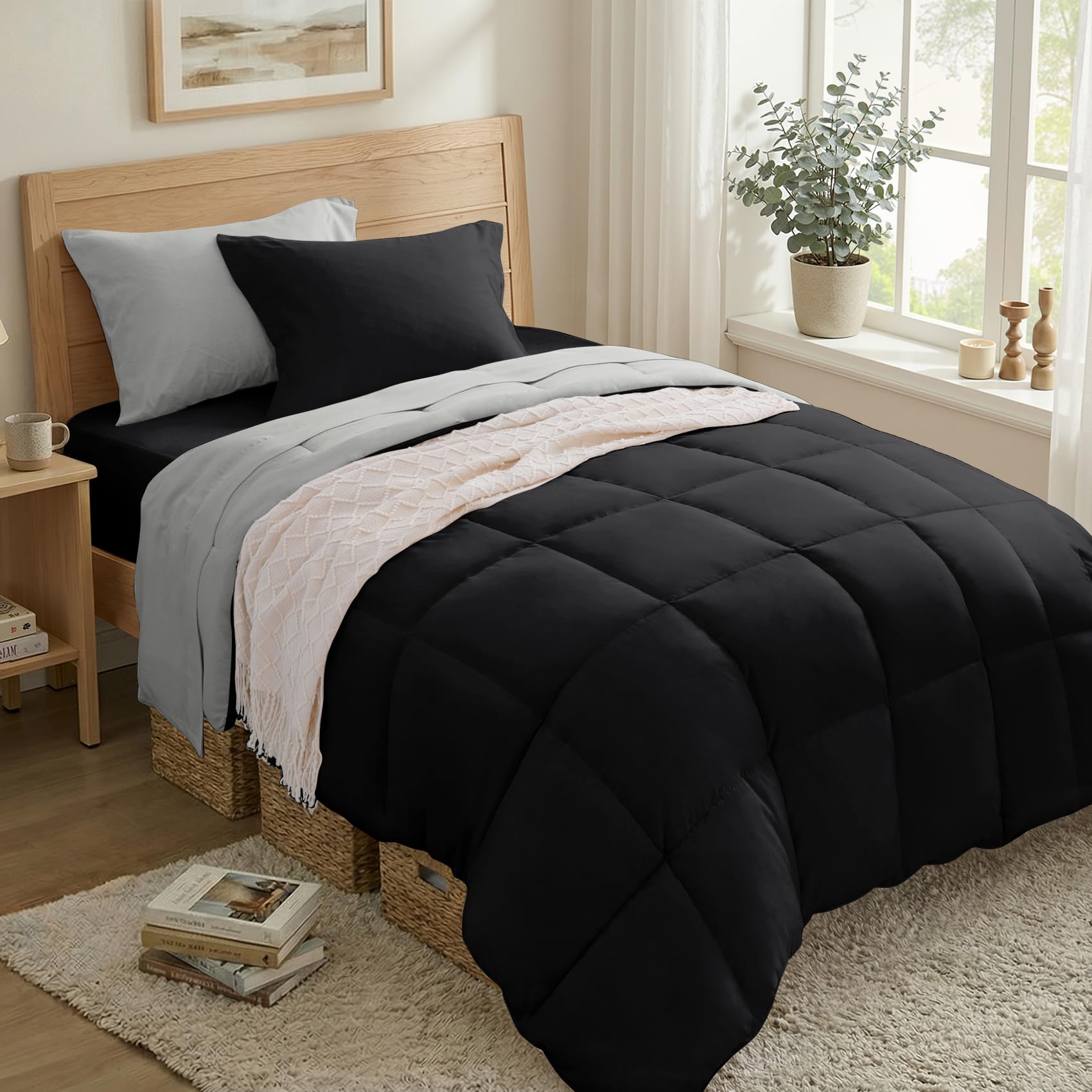 Anluoer Reversible Comforter Set