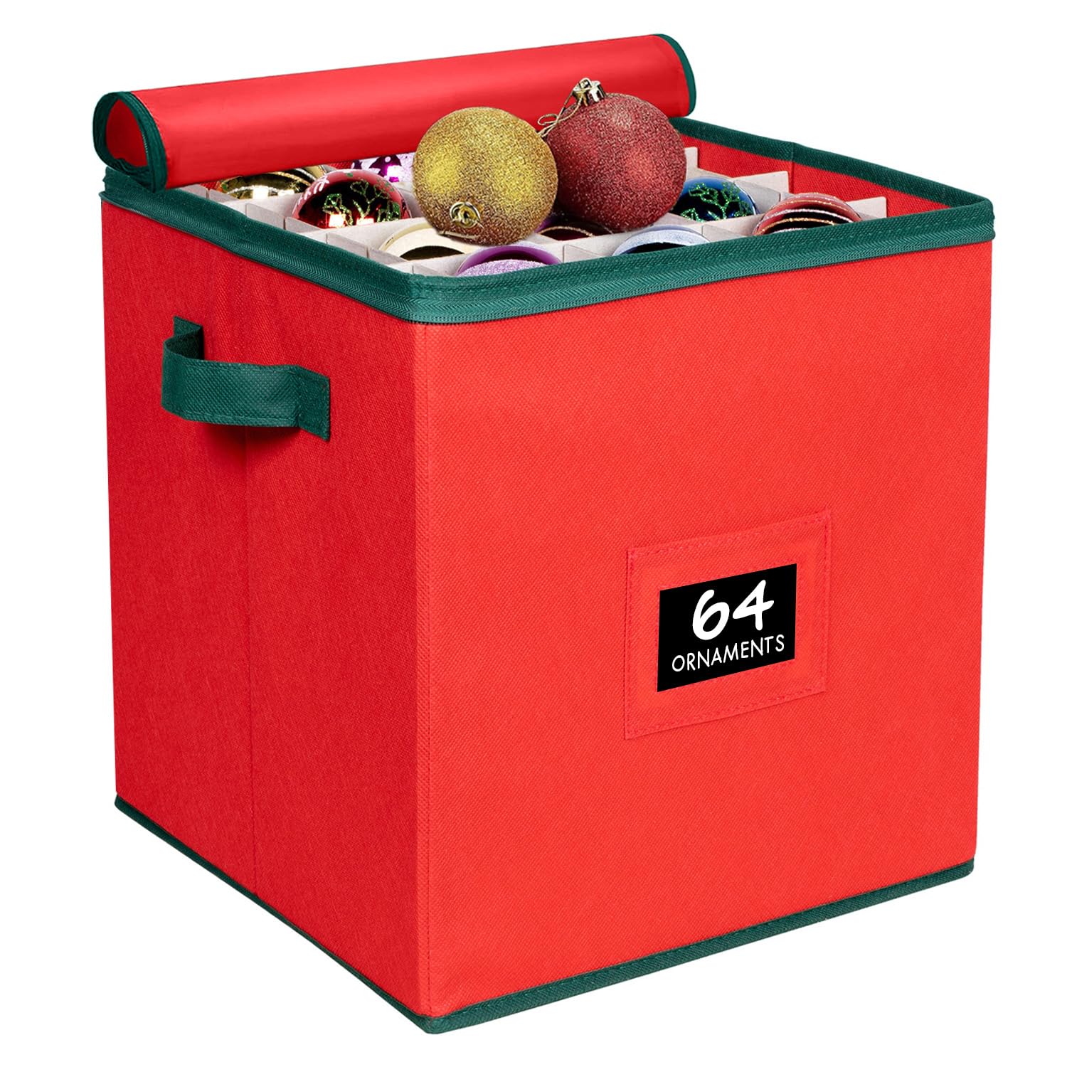 HOLDN' STORAGE 64-Compartment Ornament Box