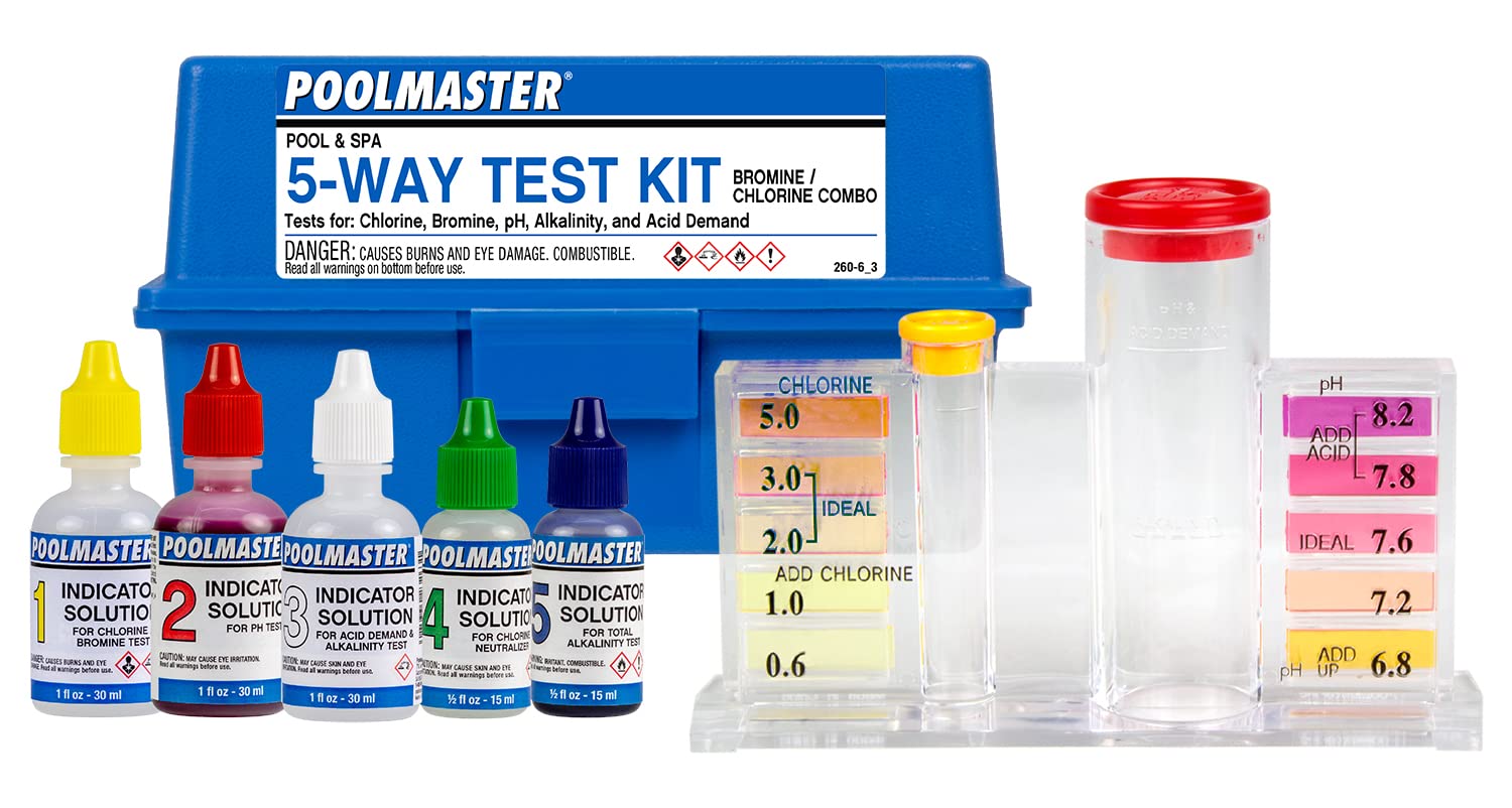 Poolmaster 5-Way Test Kit
