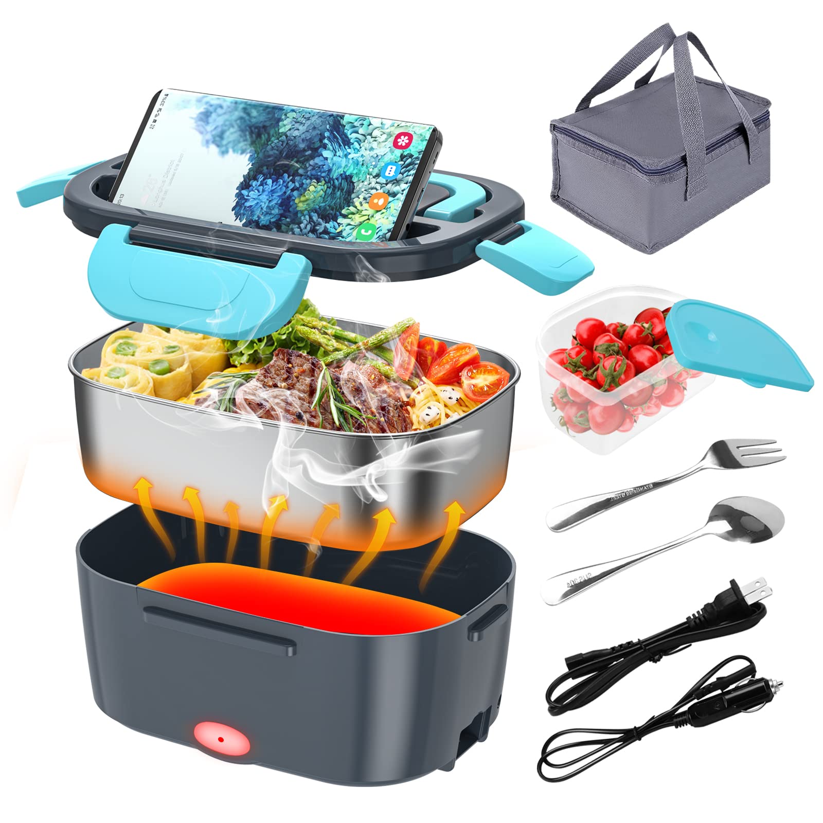 80W Electric Lunch Box (304 SS Container)