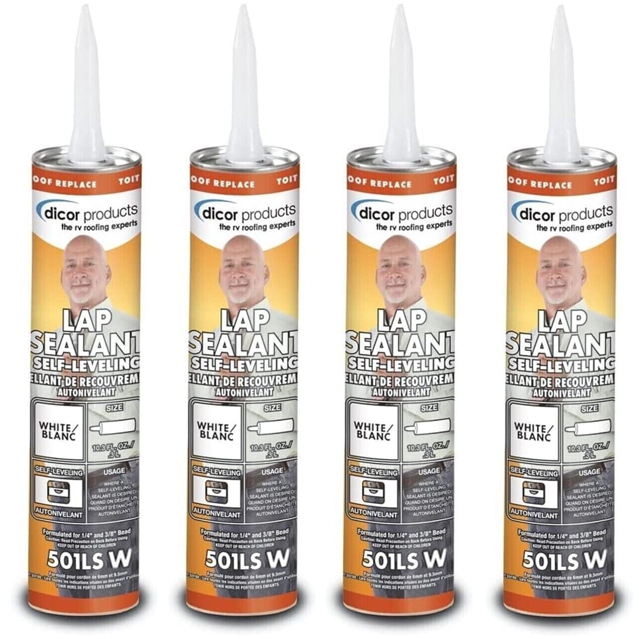 Dicor Self-Leveling Lap Sealant (4-Pack)