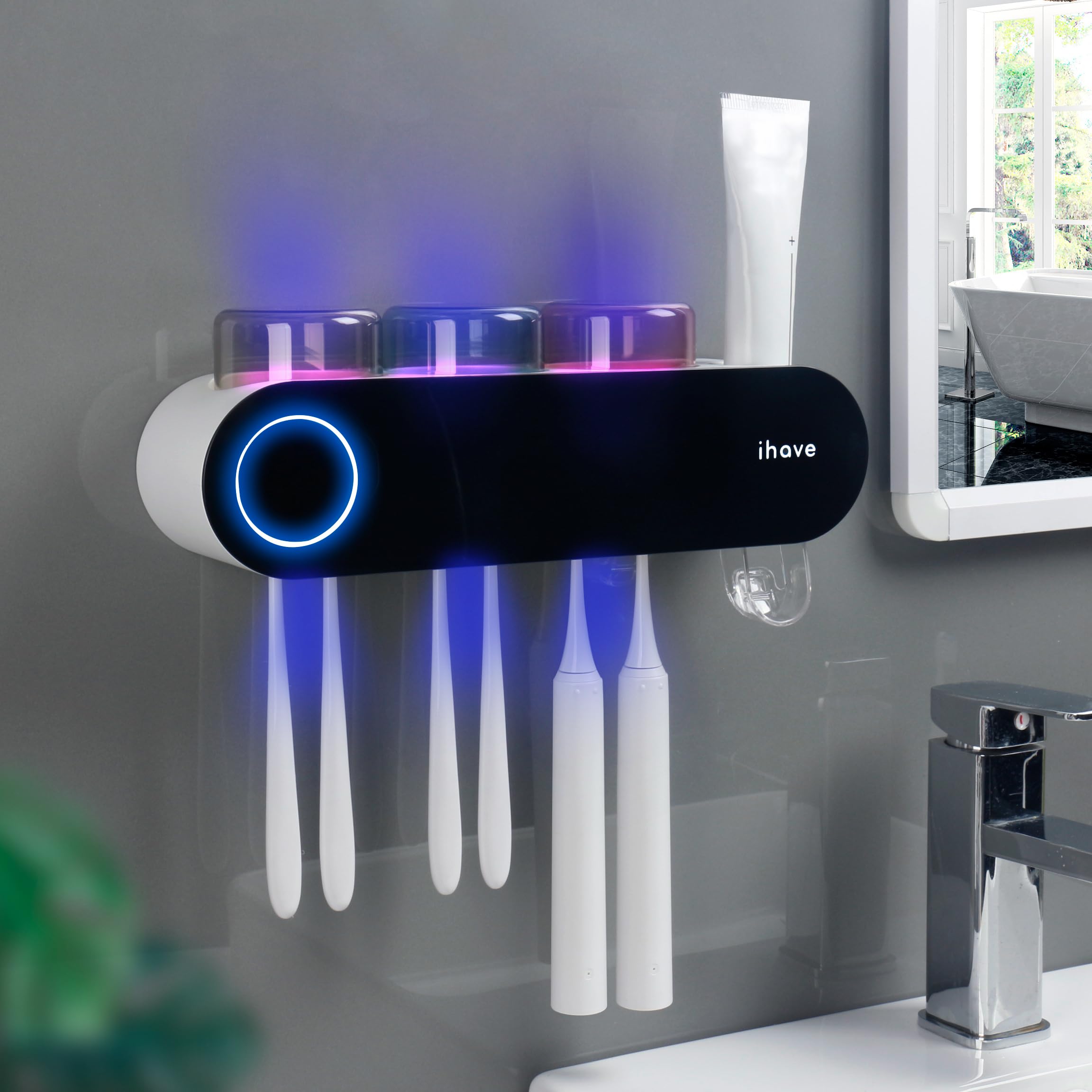 iHave Wall-Mounted UV Toothbrush Sanitizer