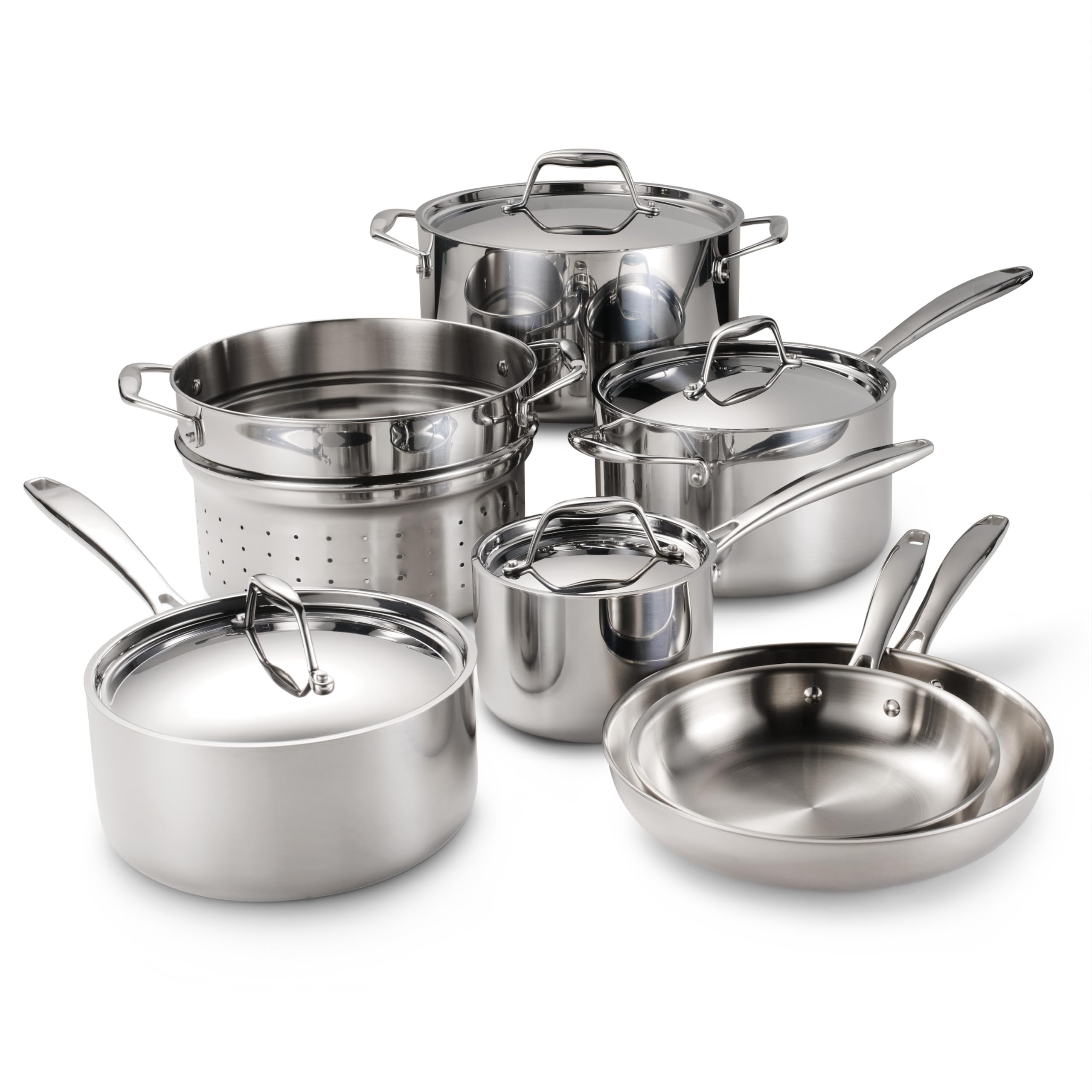 Tramontina Tri-Ply Stainless 11-Piece Set