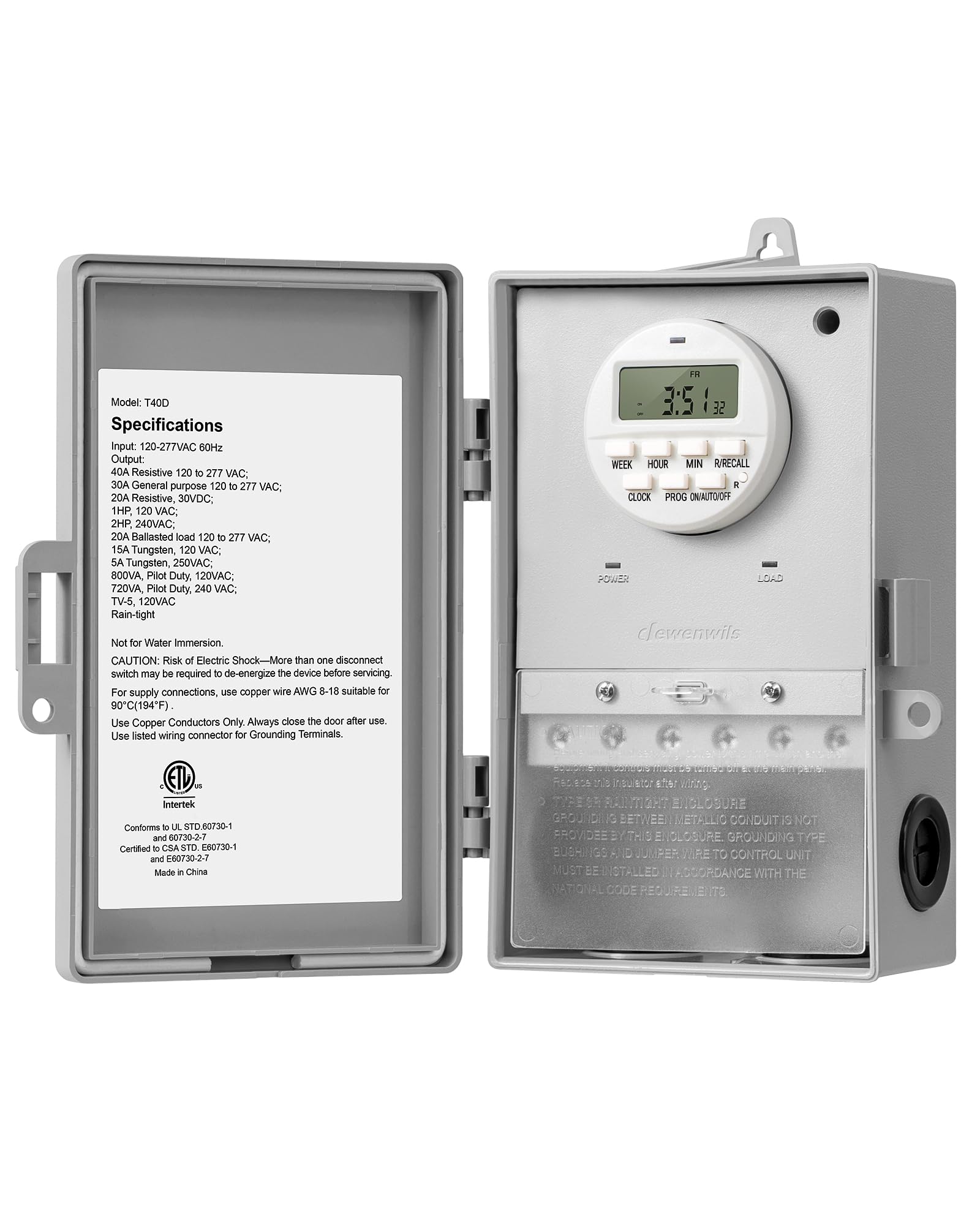 DEWENWILS 7-Day Digital Pool Timer