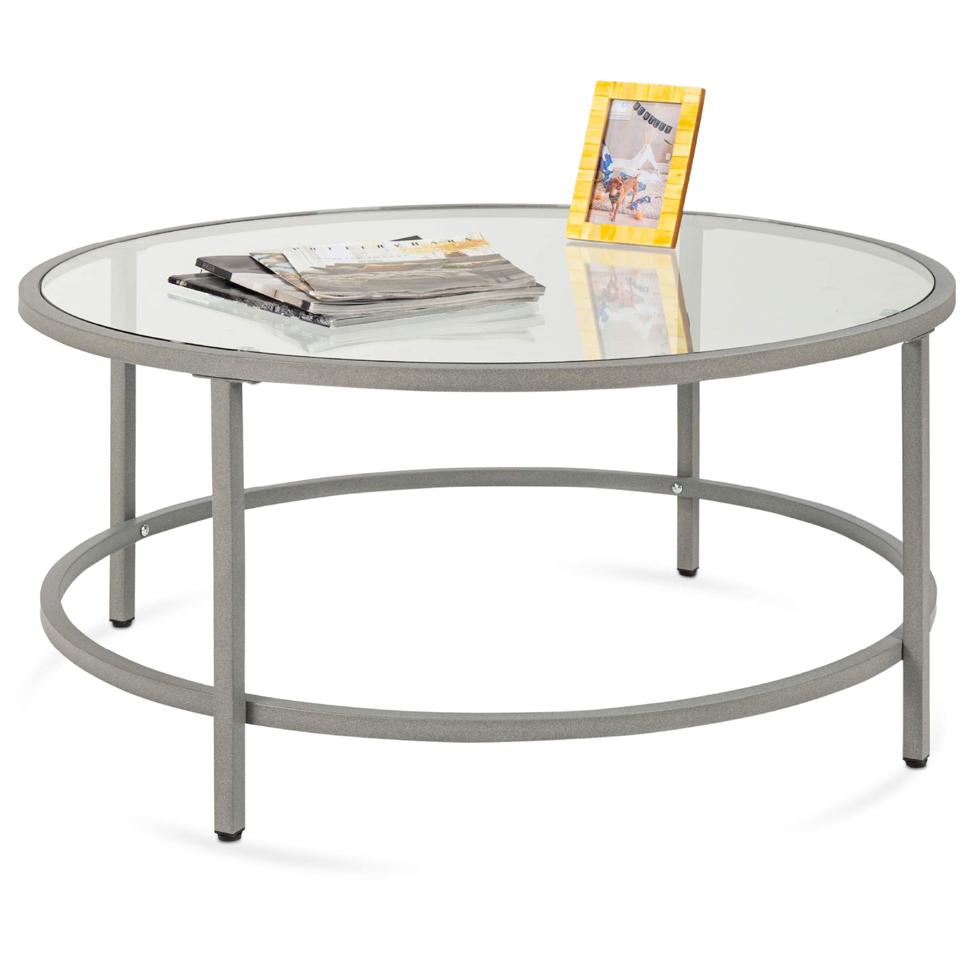Best Choice 36in Tempered Glass Coffee Table