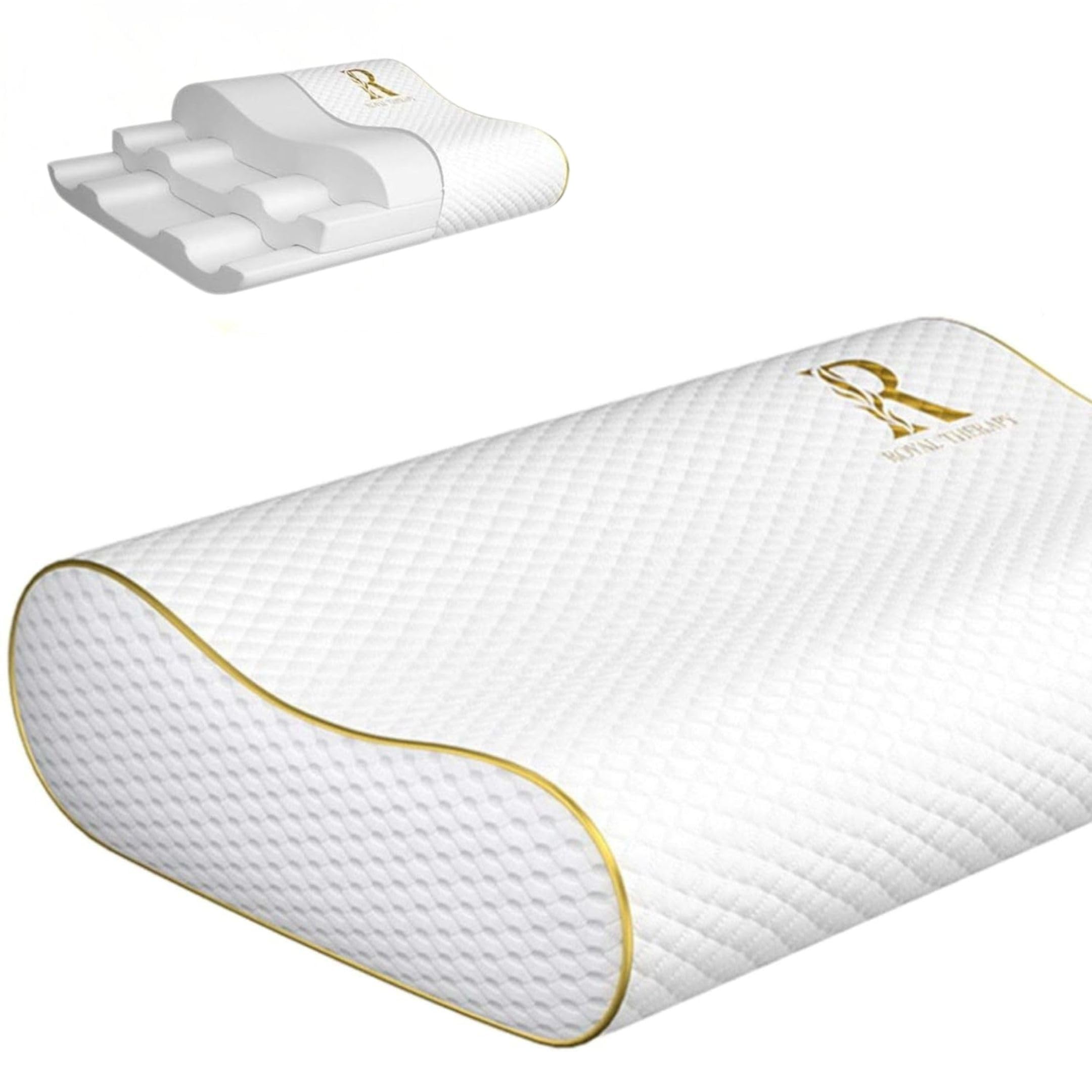 Royal Therapy Contour Cervical Memory Foam Pillow (Queen)