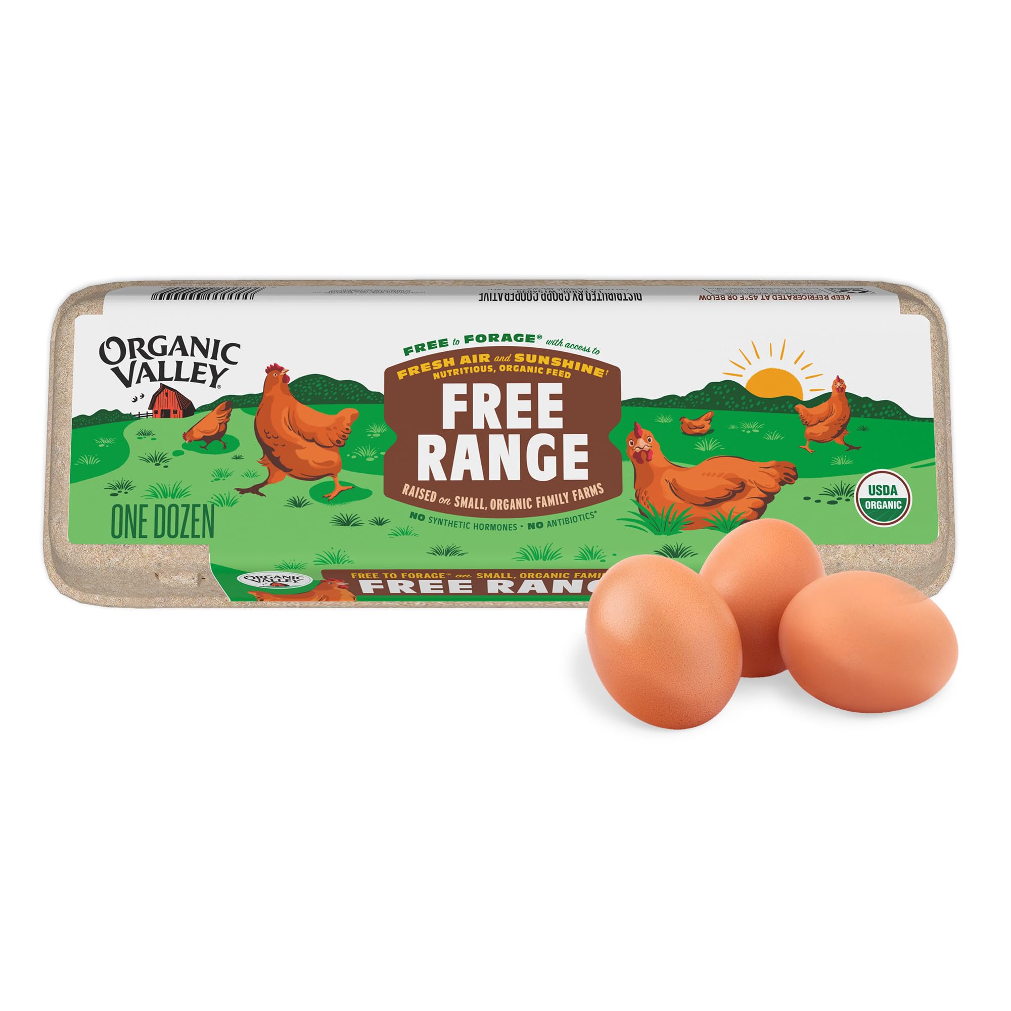 Organic Valley Free‑Range Large Brown Eggs