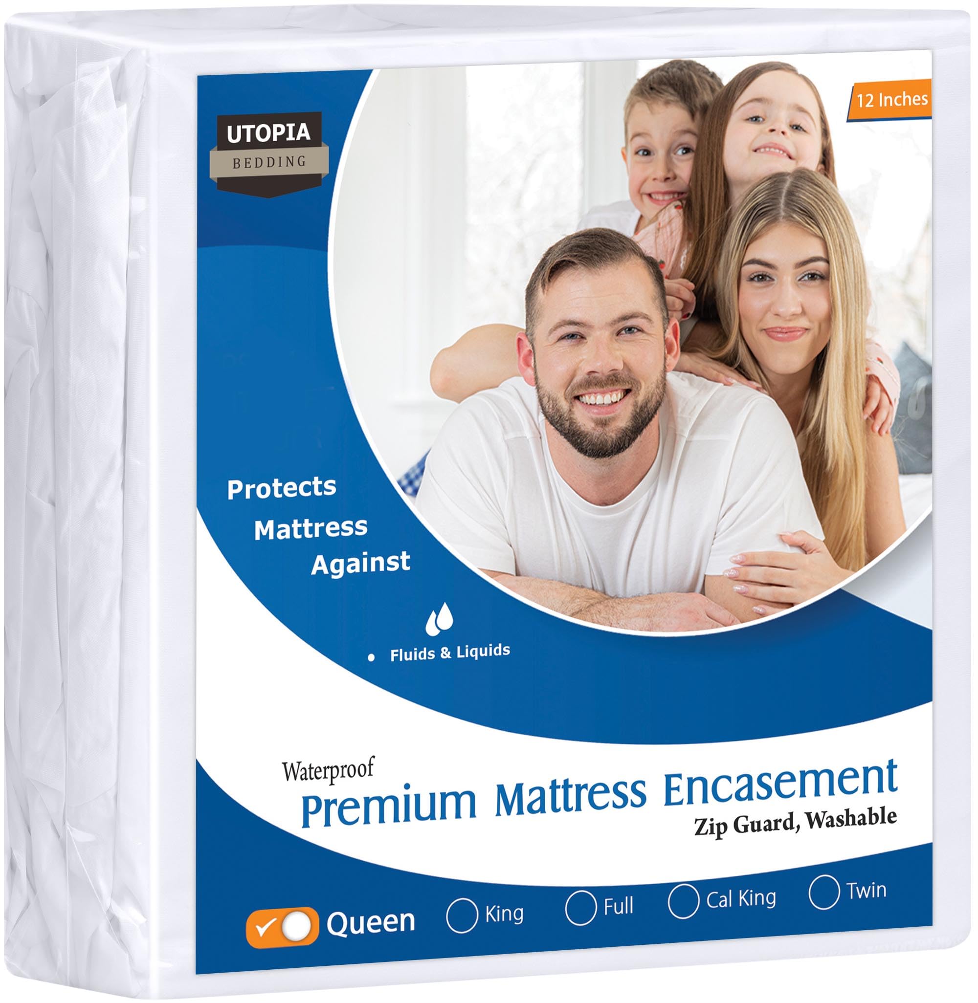 Utopia Bedding Premium Zippered Encasement