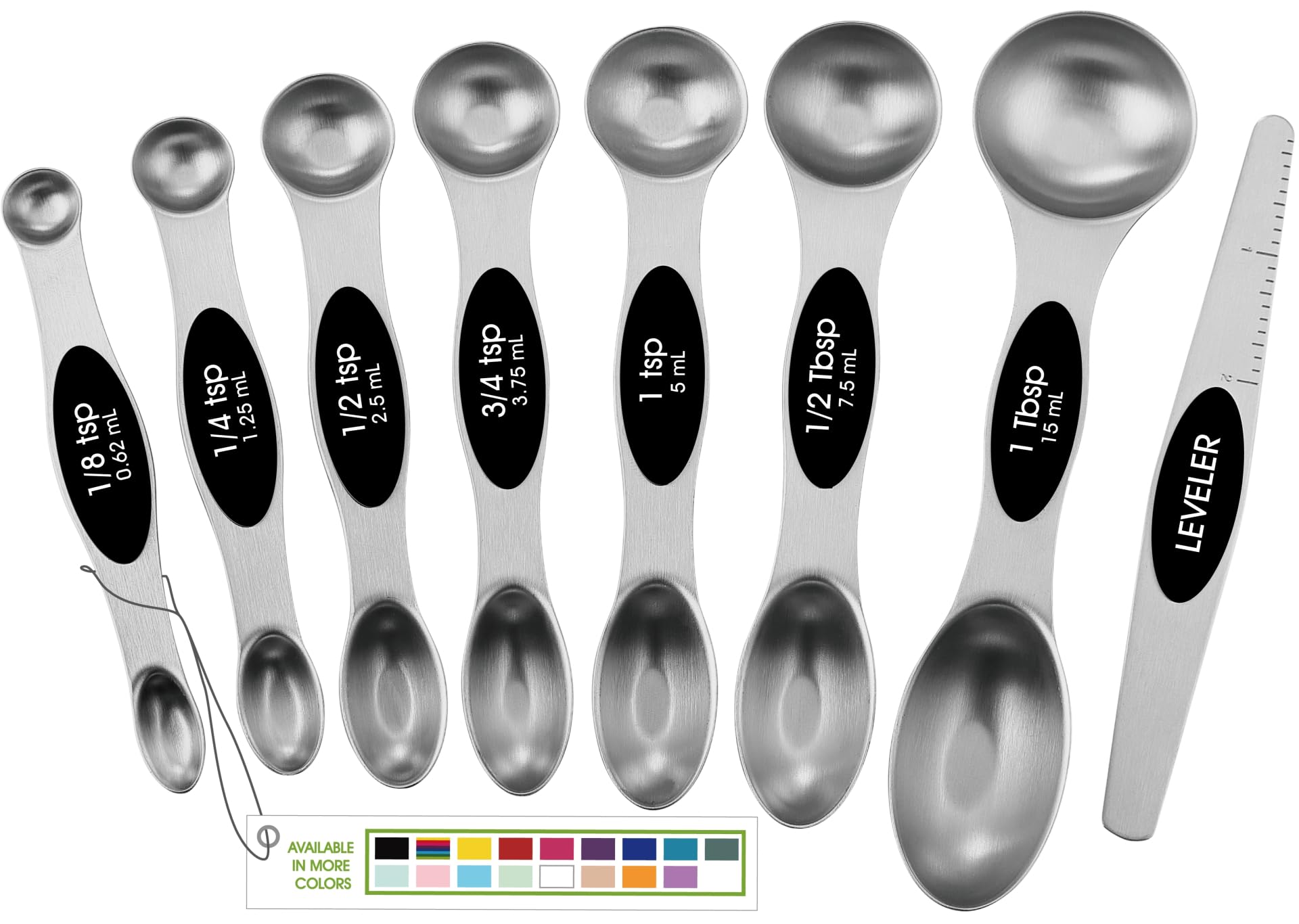 Spring Chef Magnetic Stainless Steel Measuring Spoons