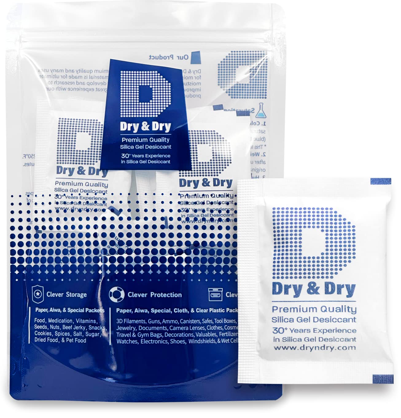 Dry & Dry Silica Gel Packets