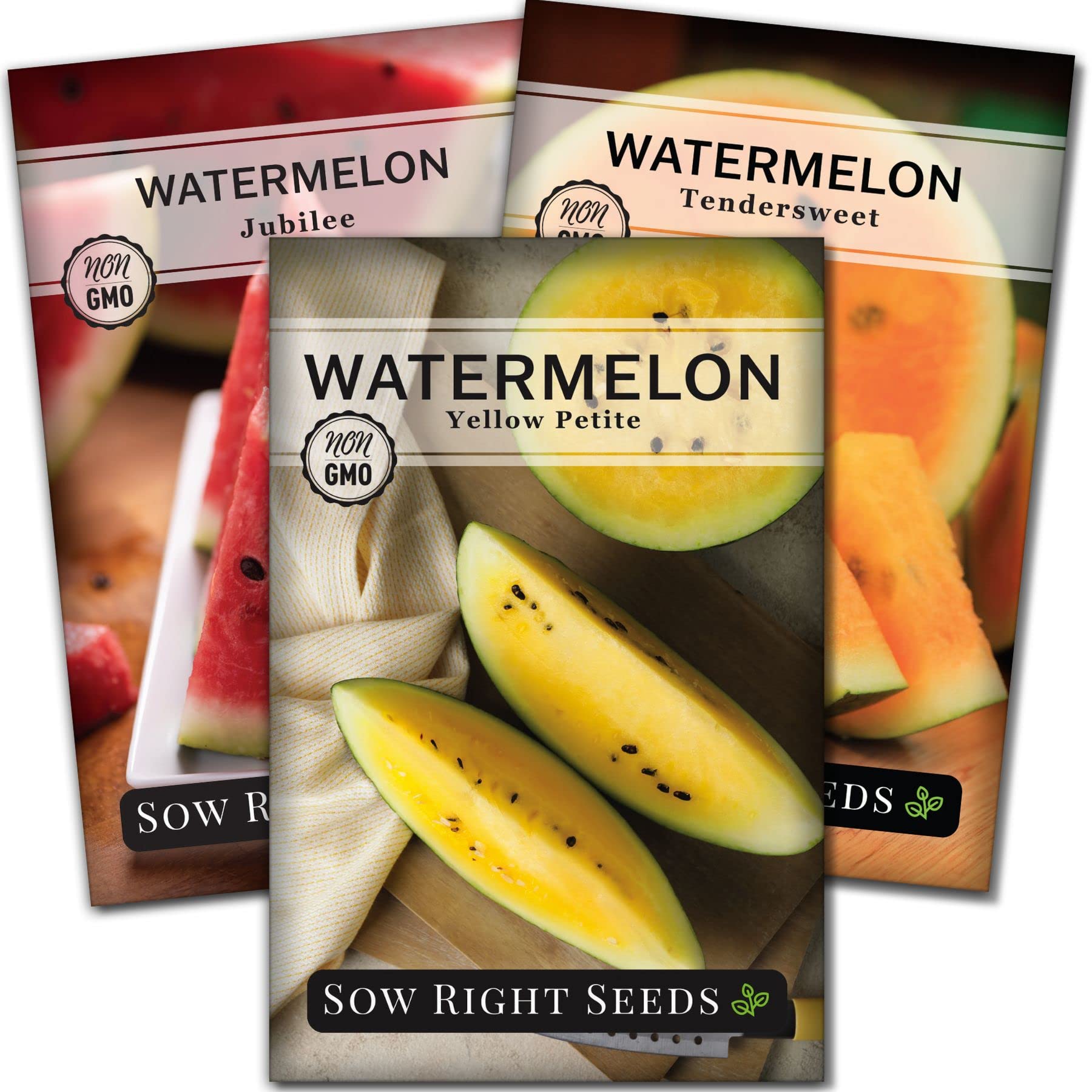 Sow Right Tri-Color Watermelon Seeds