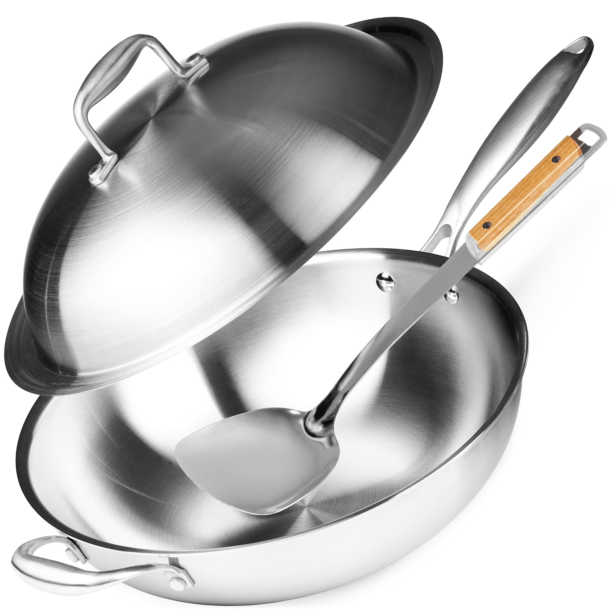 Willow & Everett 3-Ply Stainless Steel Wok