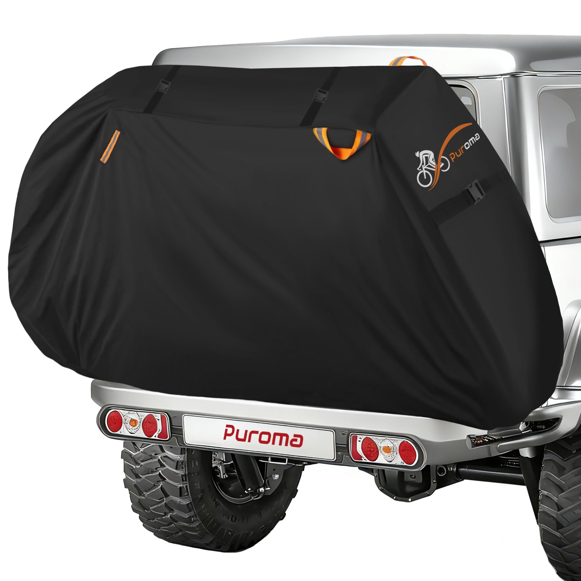 Puroma 600D Bike Cover — Fits 2 Bikes (Rack Transport)