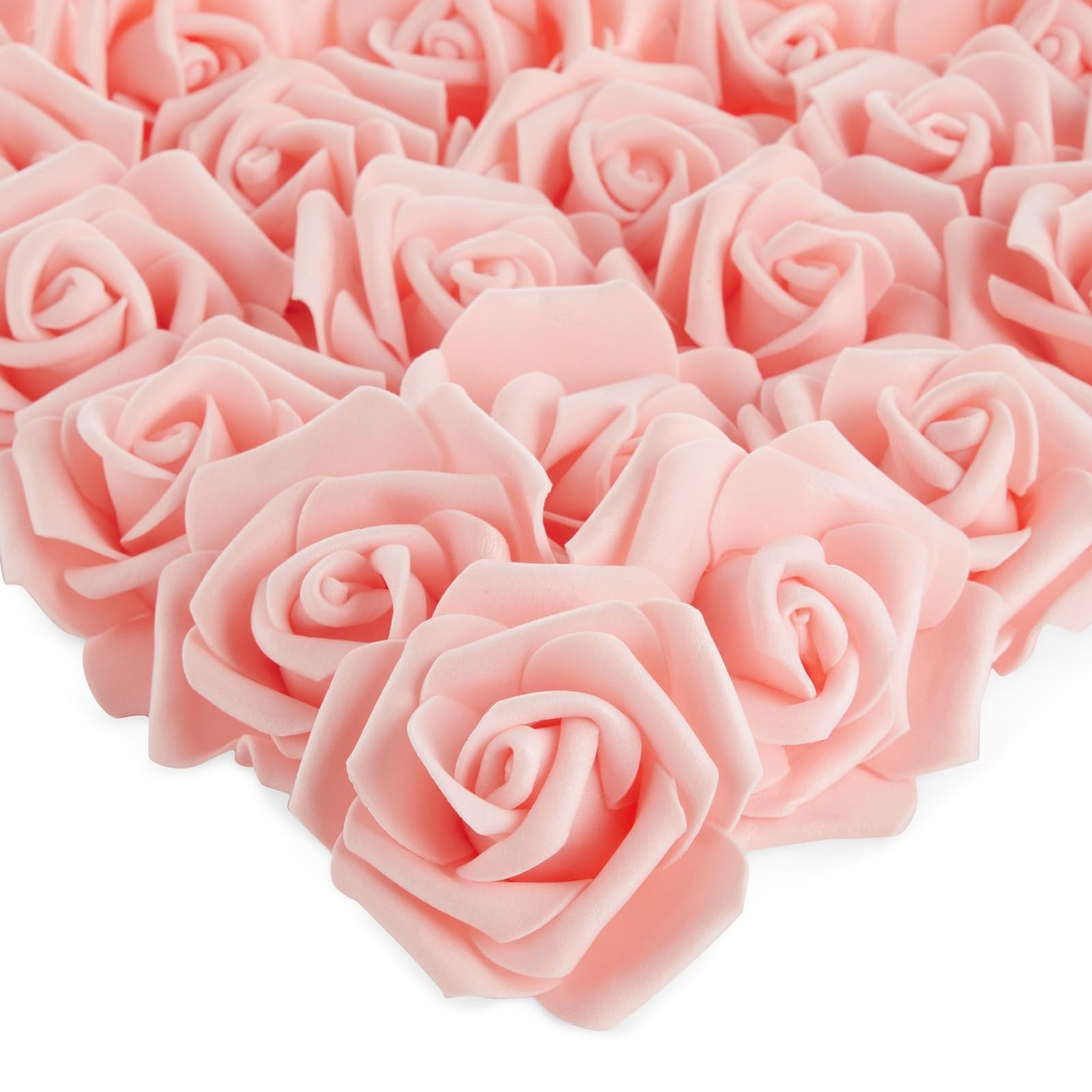 Juvale Stemless Foam Rose Heads (100-pack)