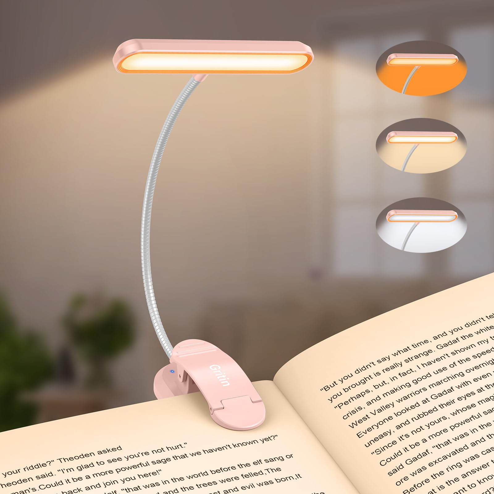 Gritin Rechargeable Book Light