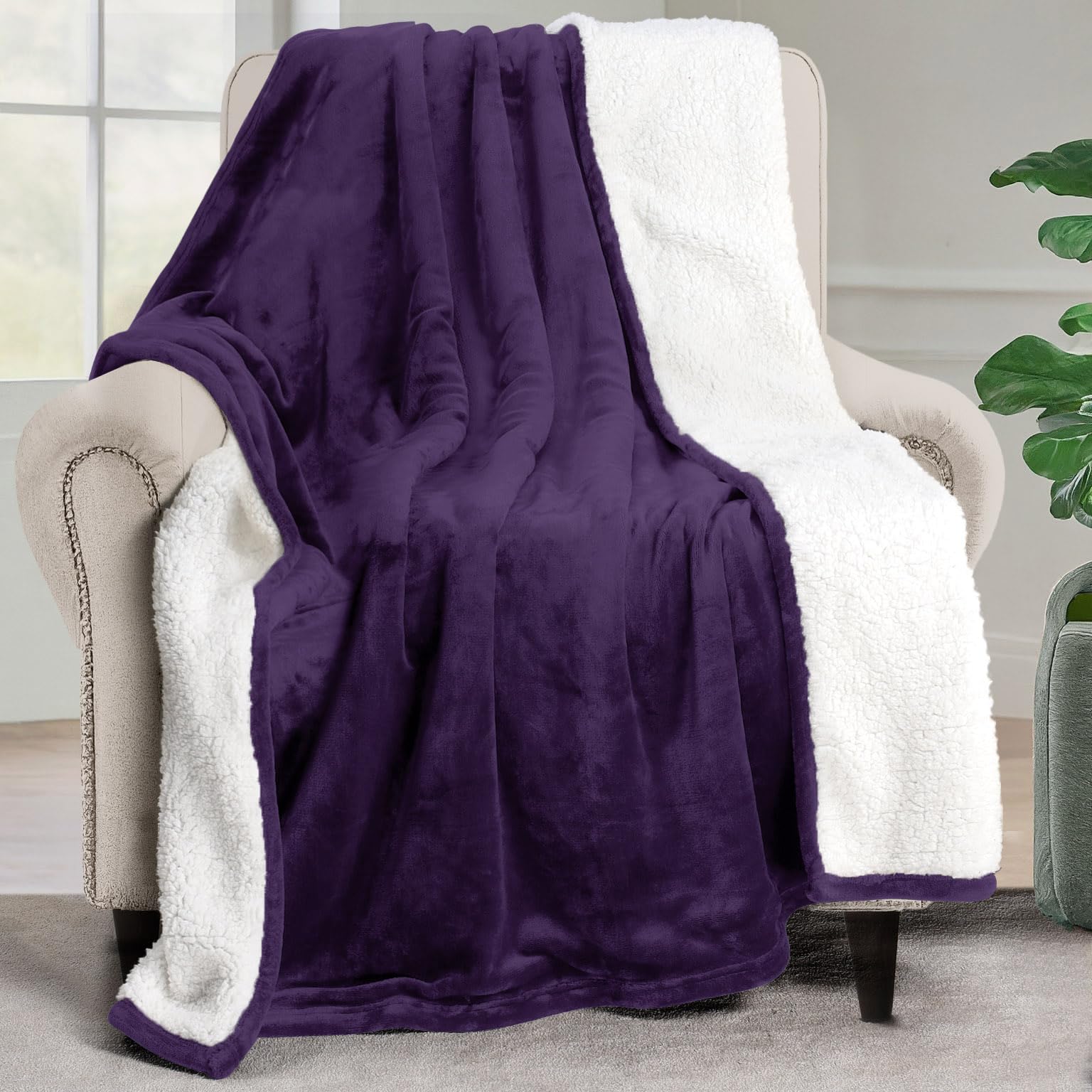 Utopia Bedding Sherpa Throw