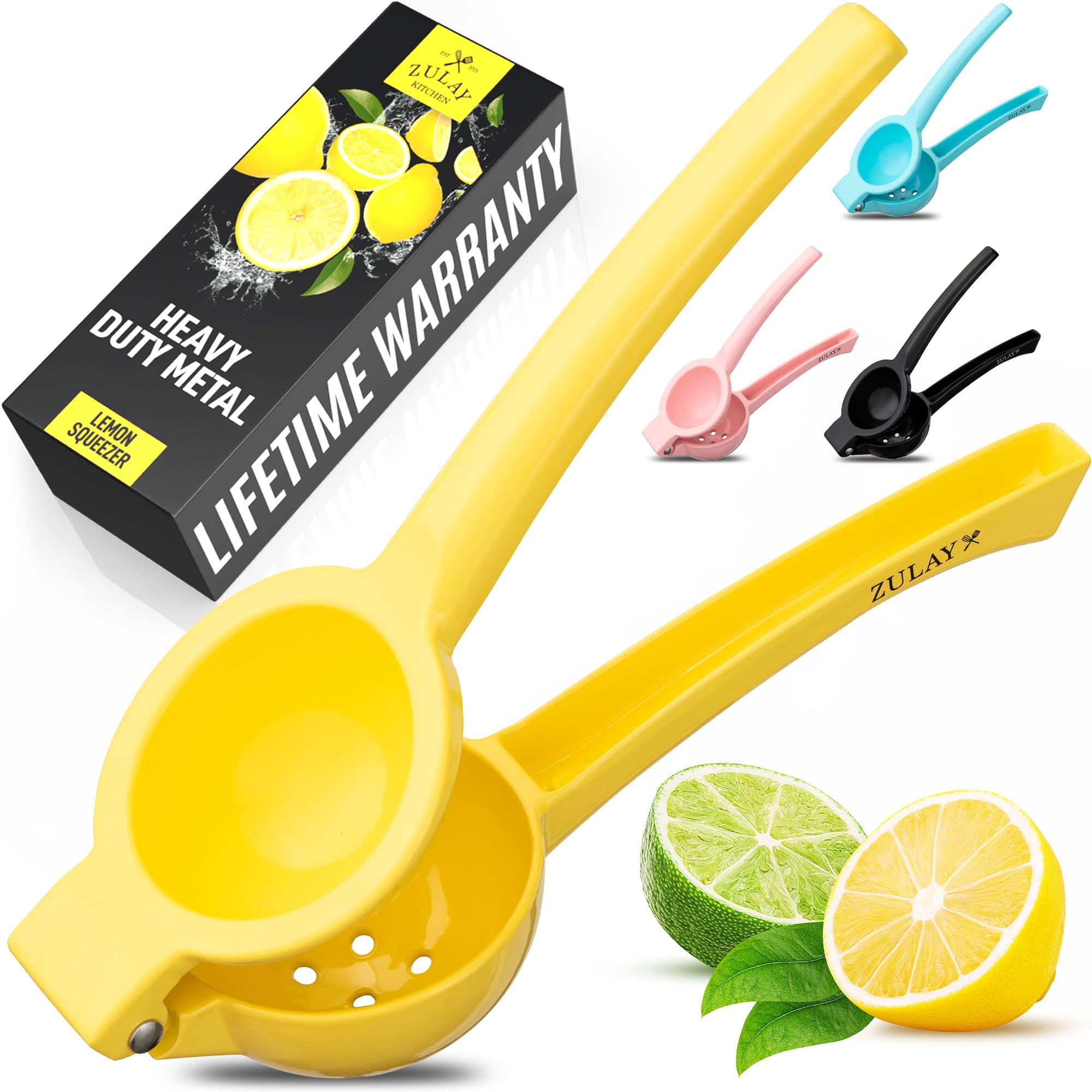 Zulay Kitchen Metal Lemon Squeezer