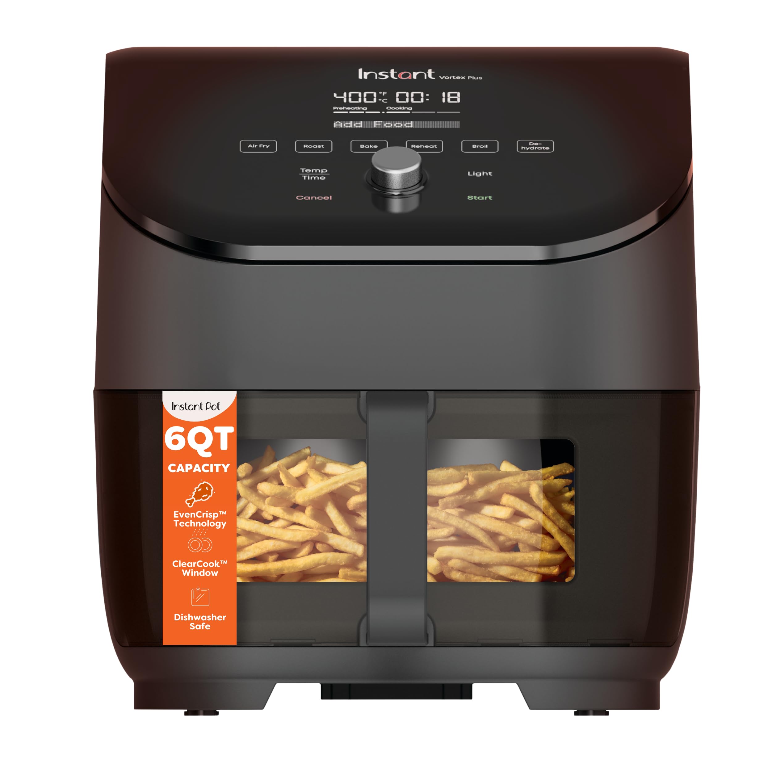 Instant Pot Vortex Plus ClearCook 6‑Quart Air Fryer