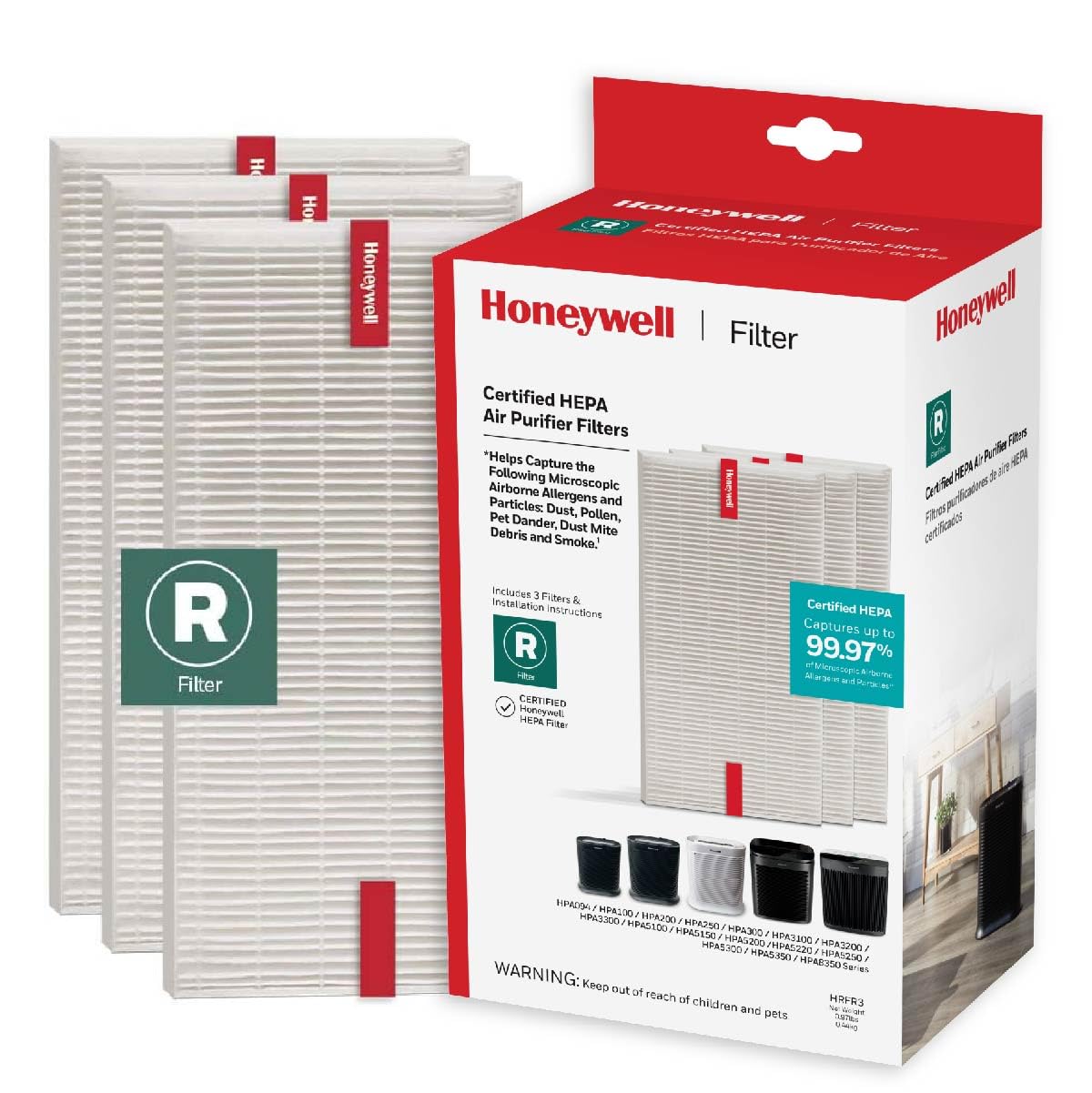 Honeywell HEPA Filter R (3-Pack)