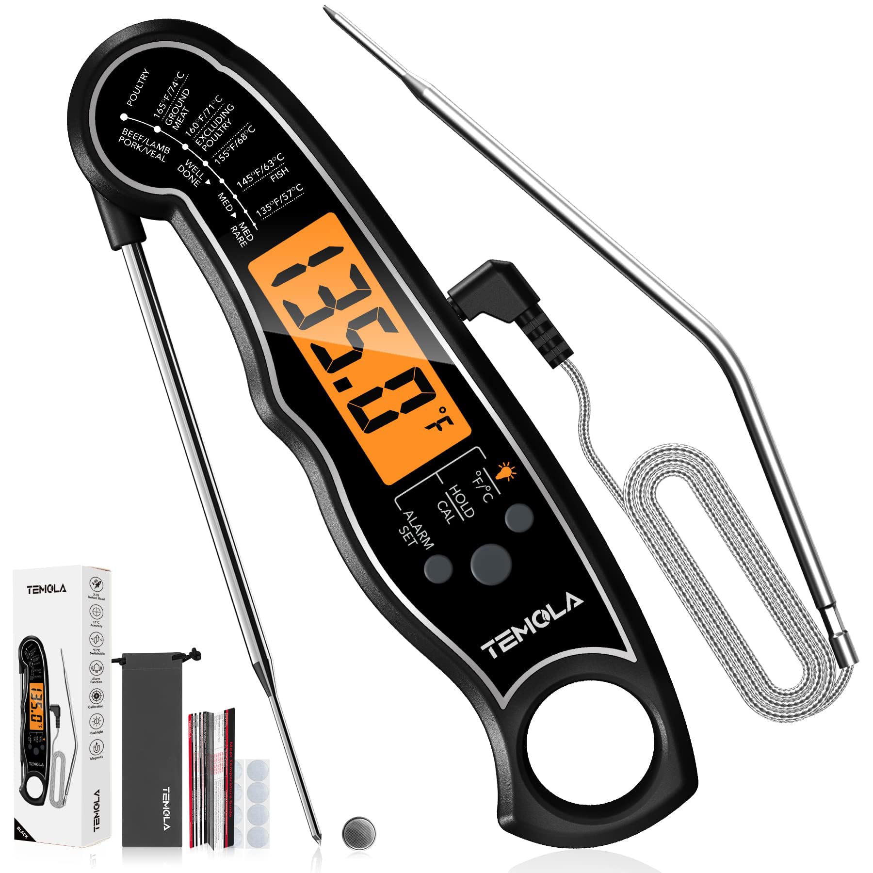 TEMOLA TM27 Dual-Probe Thermometer